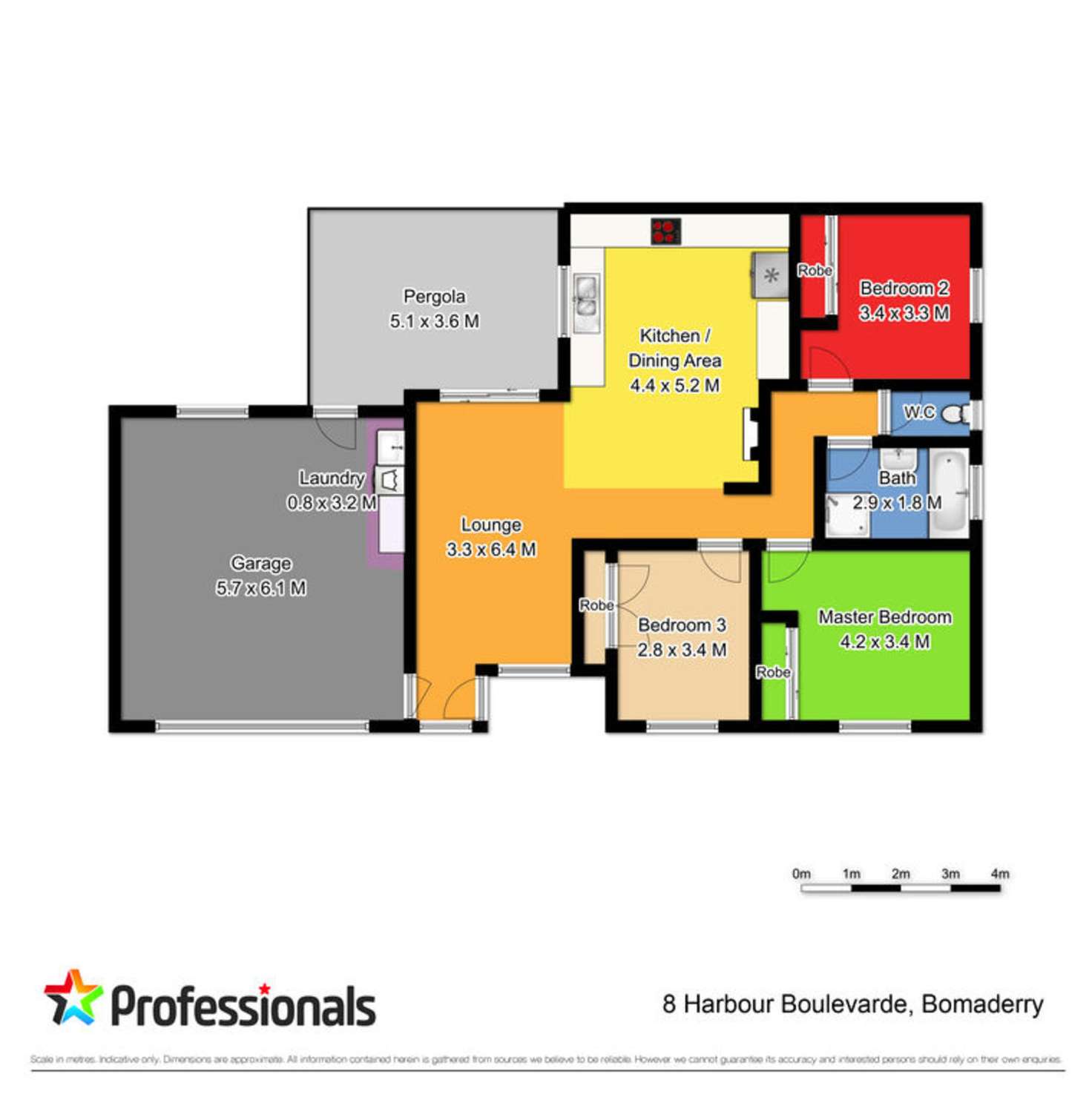 Floorplan of Homely house listing, 8 Harbour Boulevard, Bomaderry NSW 2541