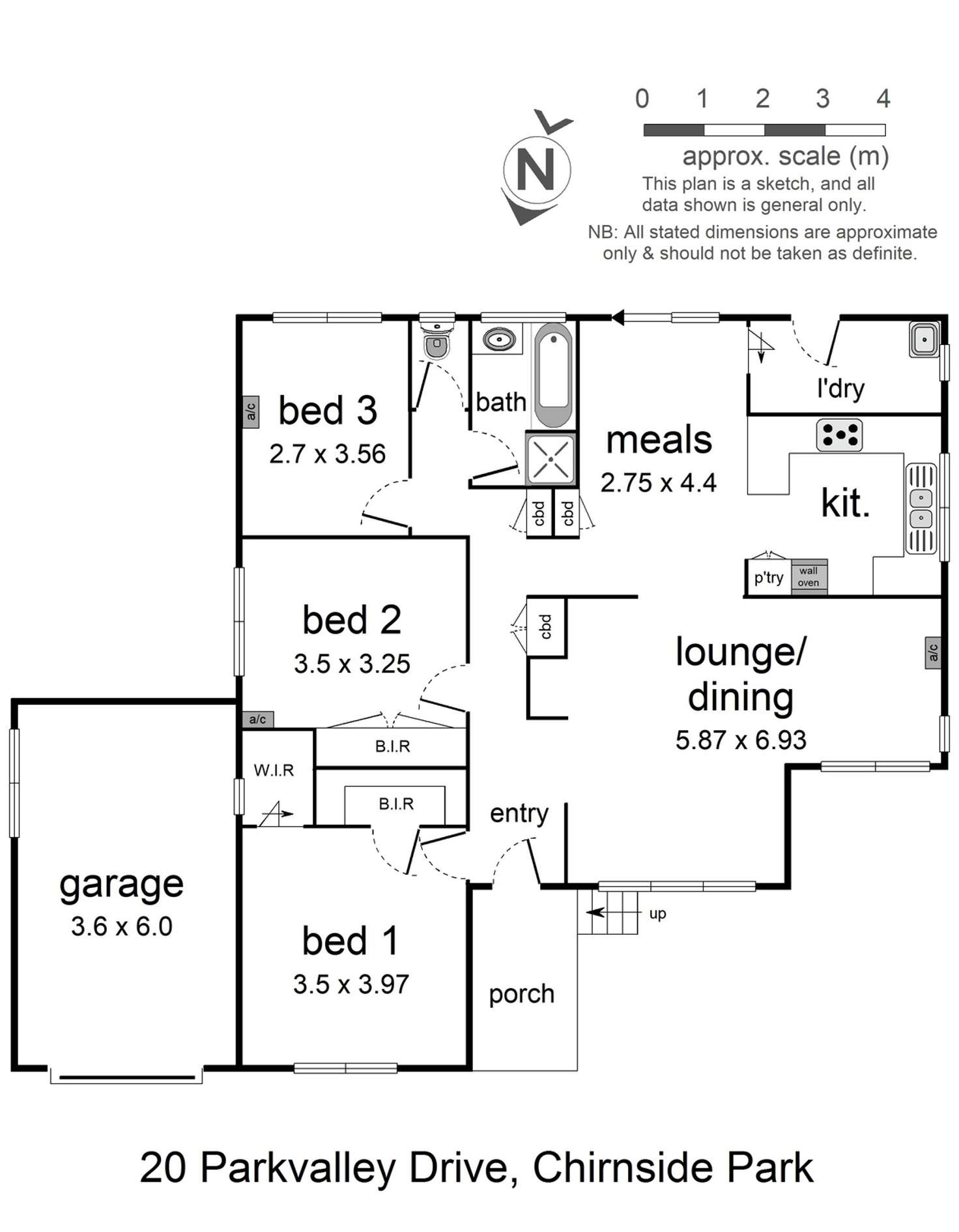 Floorplan of Homely house listing, 20 Parkvalley Drive, Chirnside Park VIC 3116