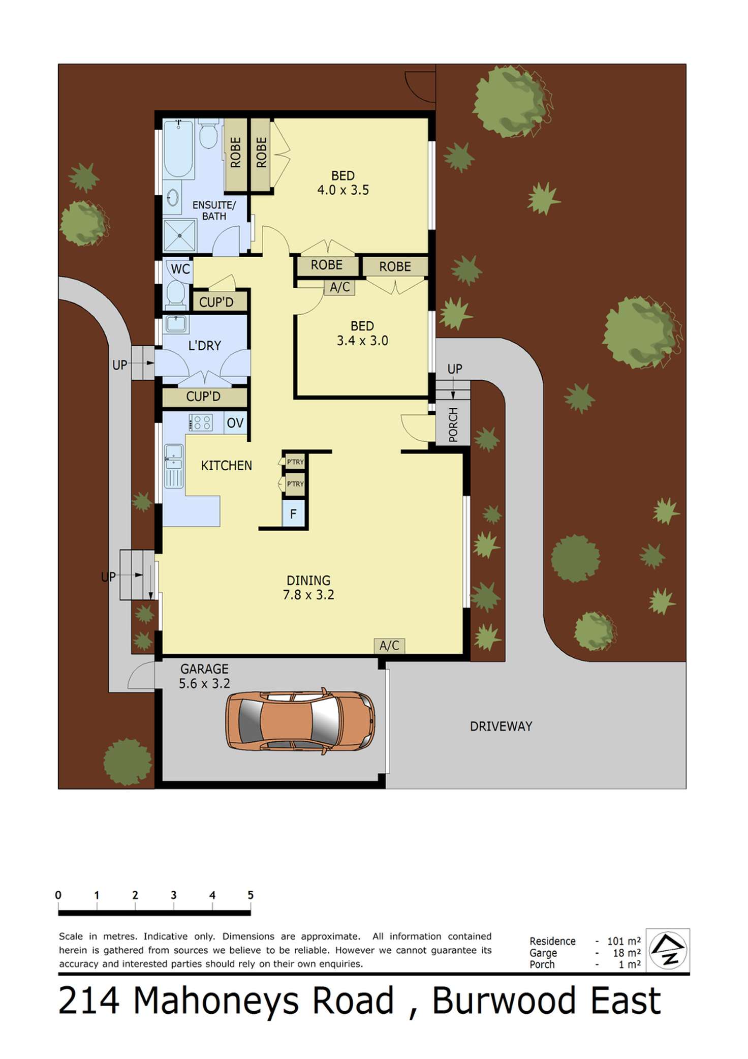 Floorplan of Homely house listing, 214 Mahoneys Road, Burwood East VIC 3151