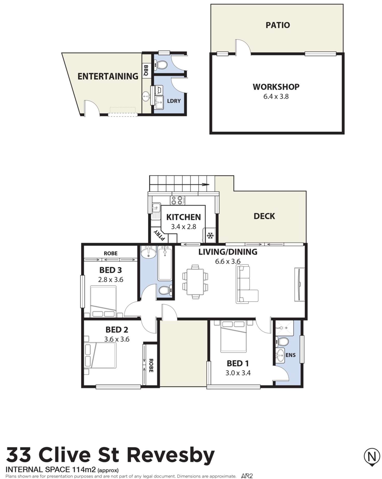 Floorplan of Homely house listing, 33 Clive Street, Revesby NSW 2212