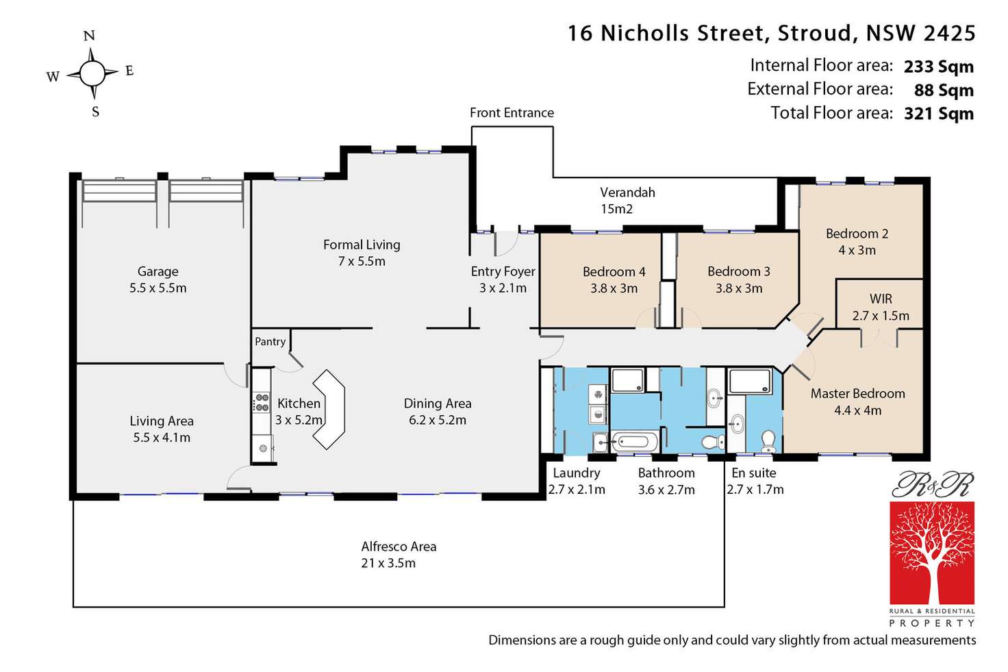 Floorplan of Homely house listing, 16 Nicholls Street, Stroud NSW 2425