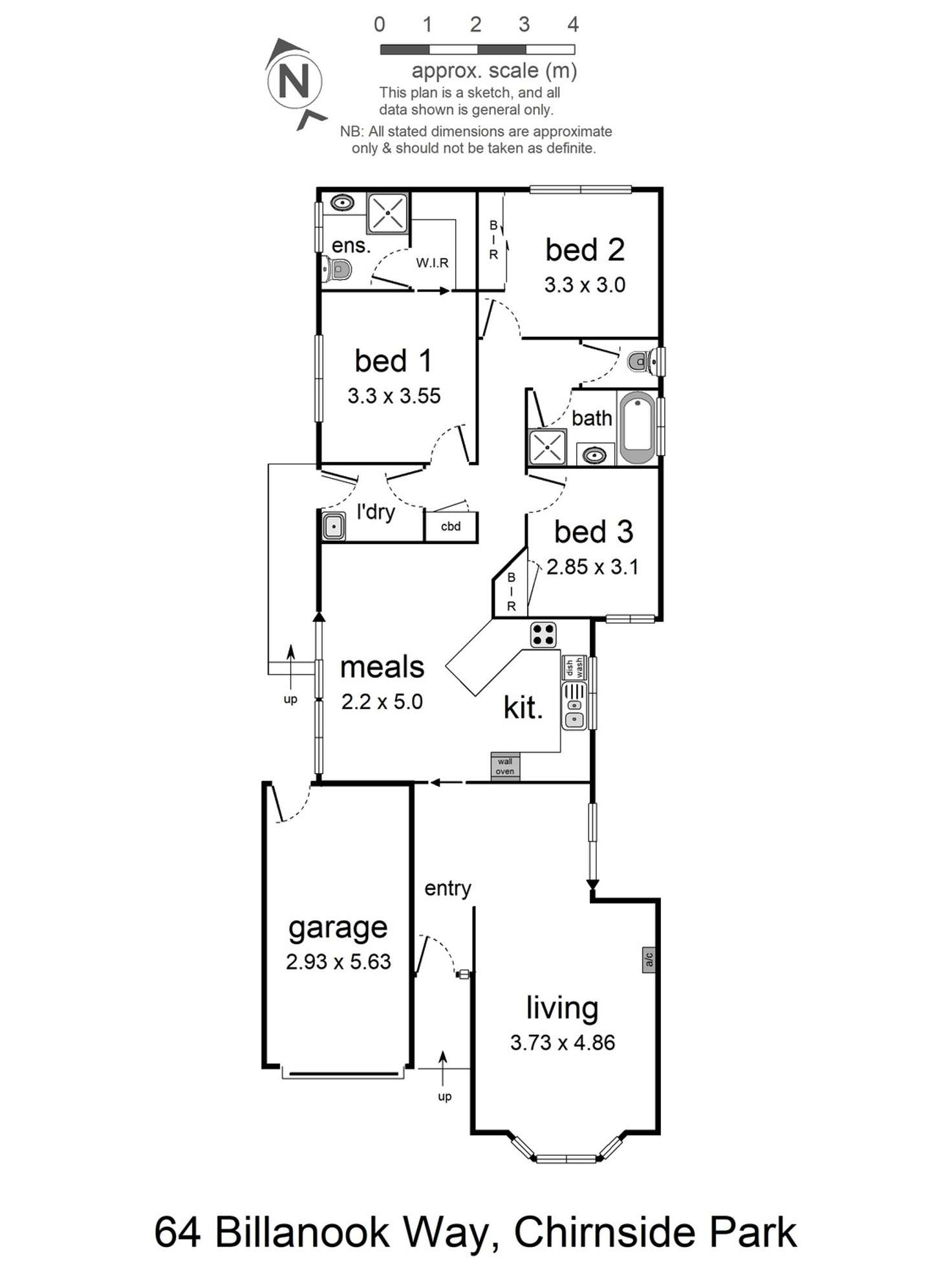 Floorplan of Homely house listing, 64 Billanook Way, Chirnside Park VIC 3116