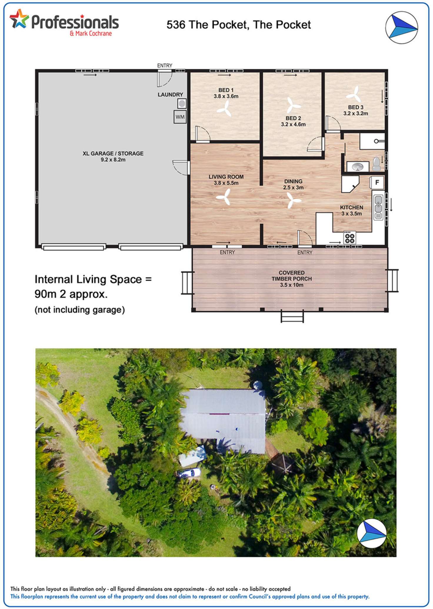 Floorplan of Homely house listing, 536 The Pocket Road, The Pocket NSW 2483