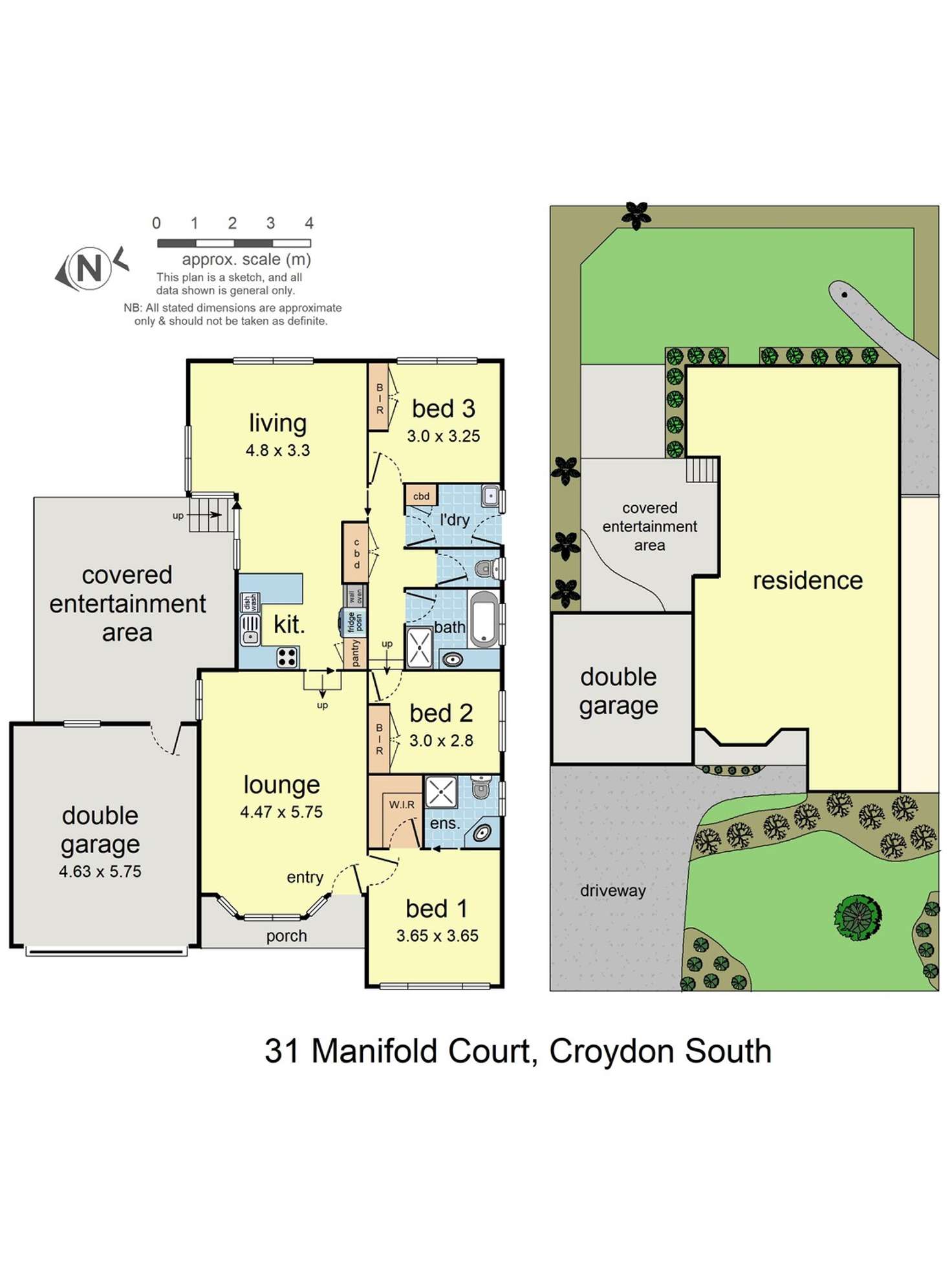 Floorplan of Homely house listing, 31 Manifold Court, Croydon South VIC 3136