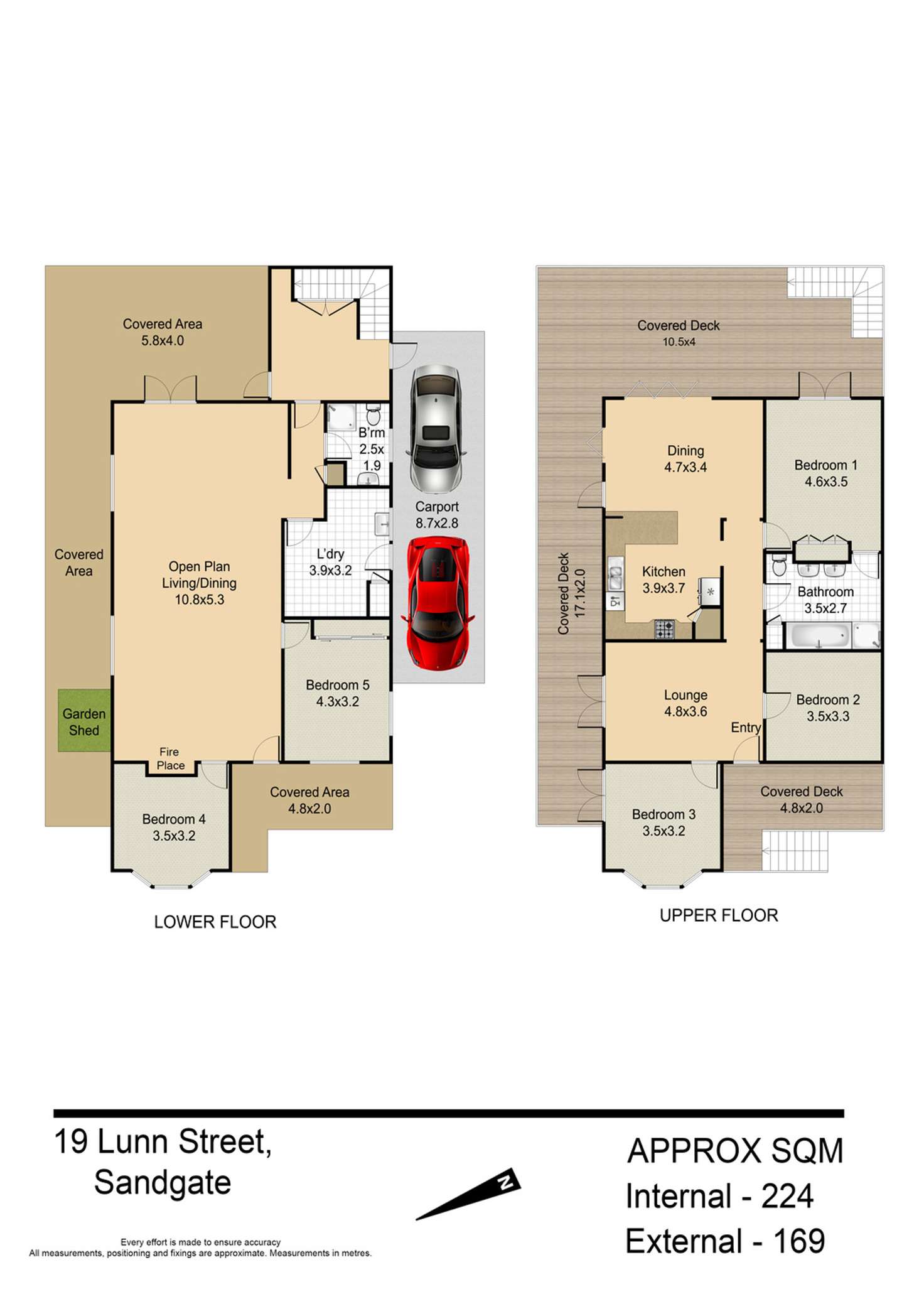 Floorplan of Homely house listing, 19 Lunn Street, Sandgate QLD 4017