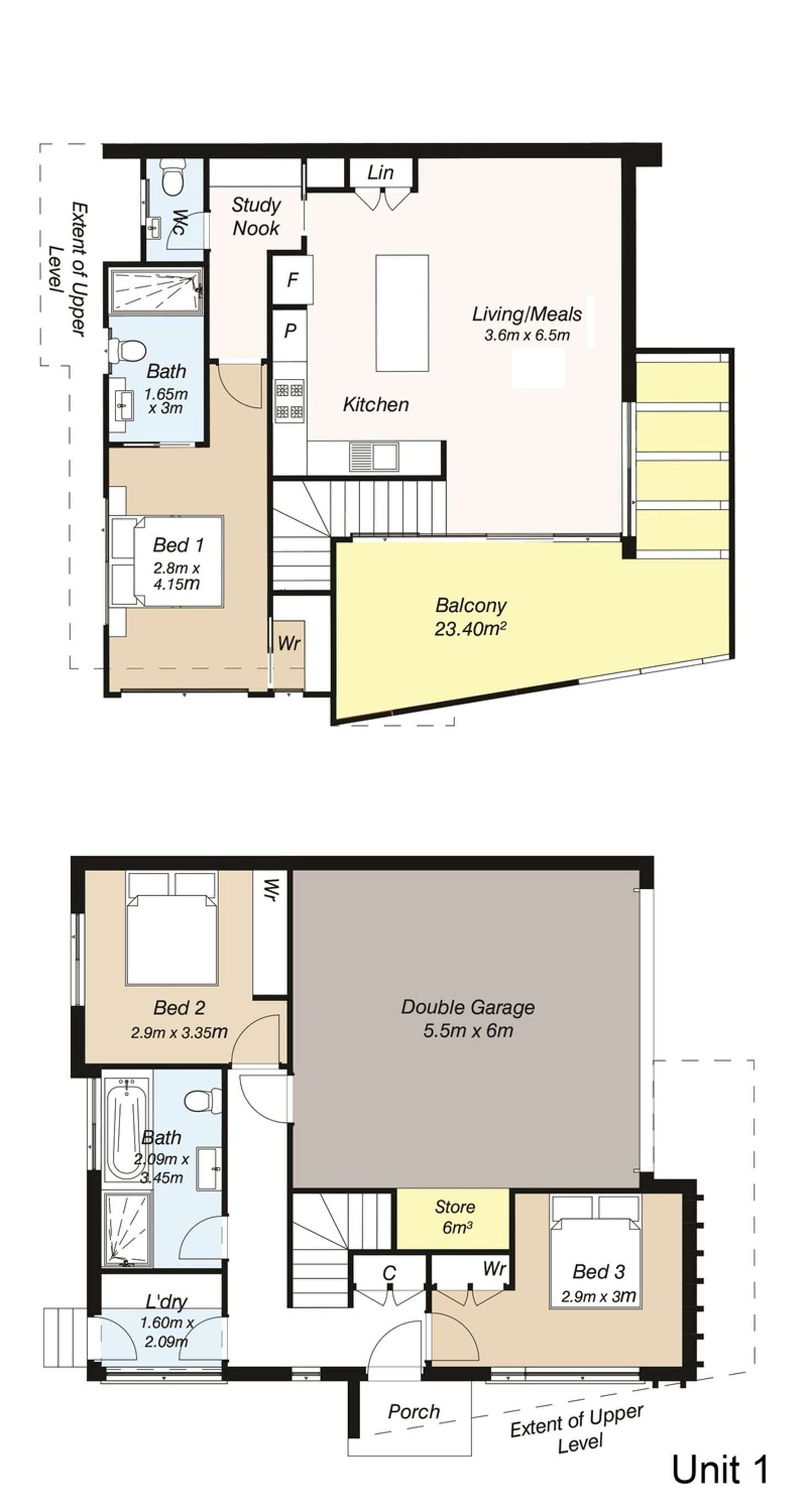 Floorplan of Homely townhouse listing, 3/78 Croydondale Drive, Mooroolbark VIC 3138