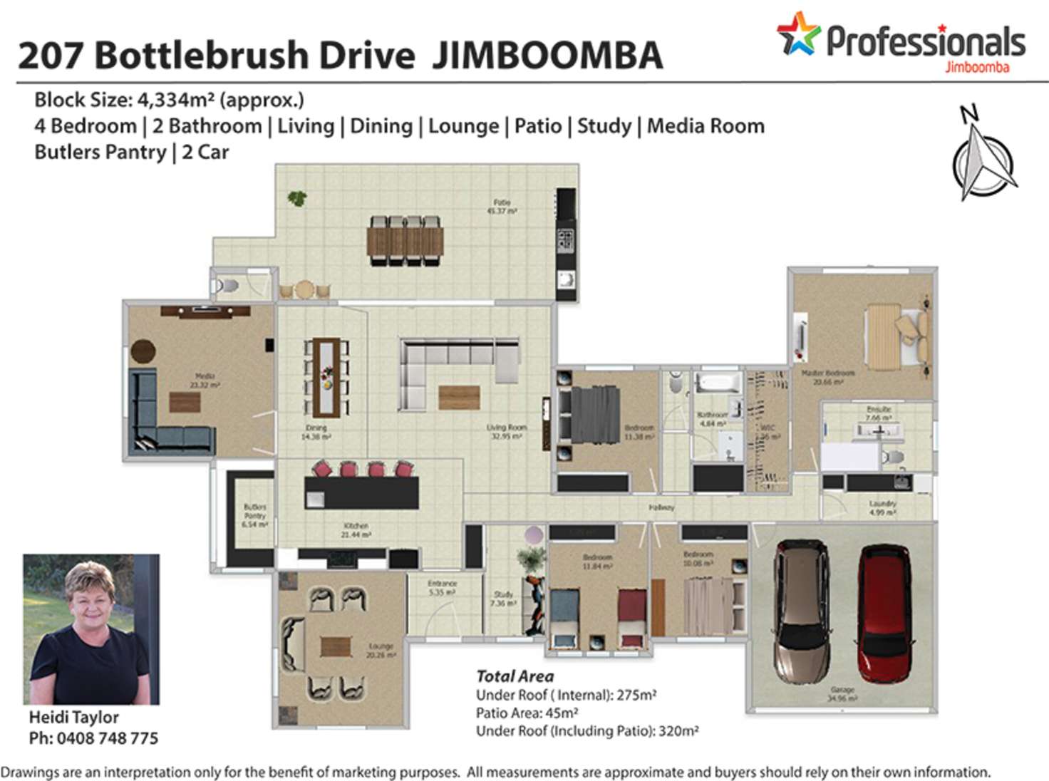 Floorplan of Homely house listing, 207-211 Bottlebrush Drive, Jimboomba QLD 4280