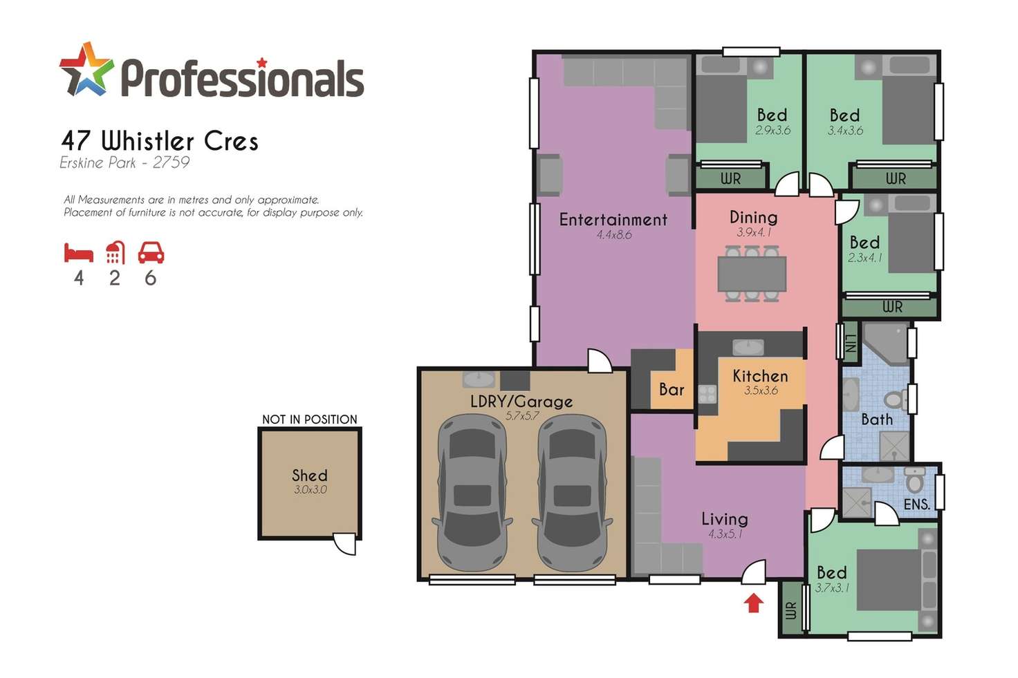 Floorplan of Homely house listing, 47 Whistler Crescent, Erskine Park NSW 2759