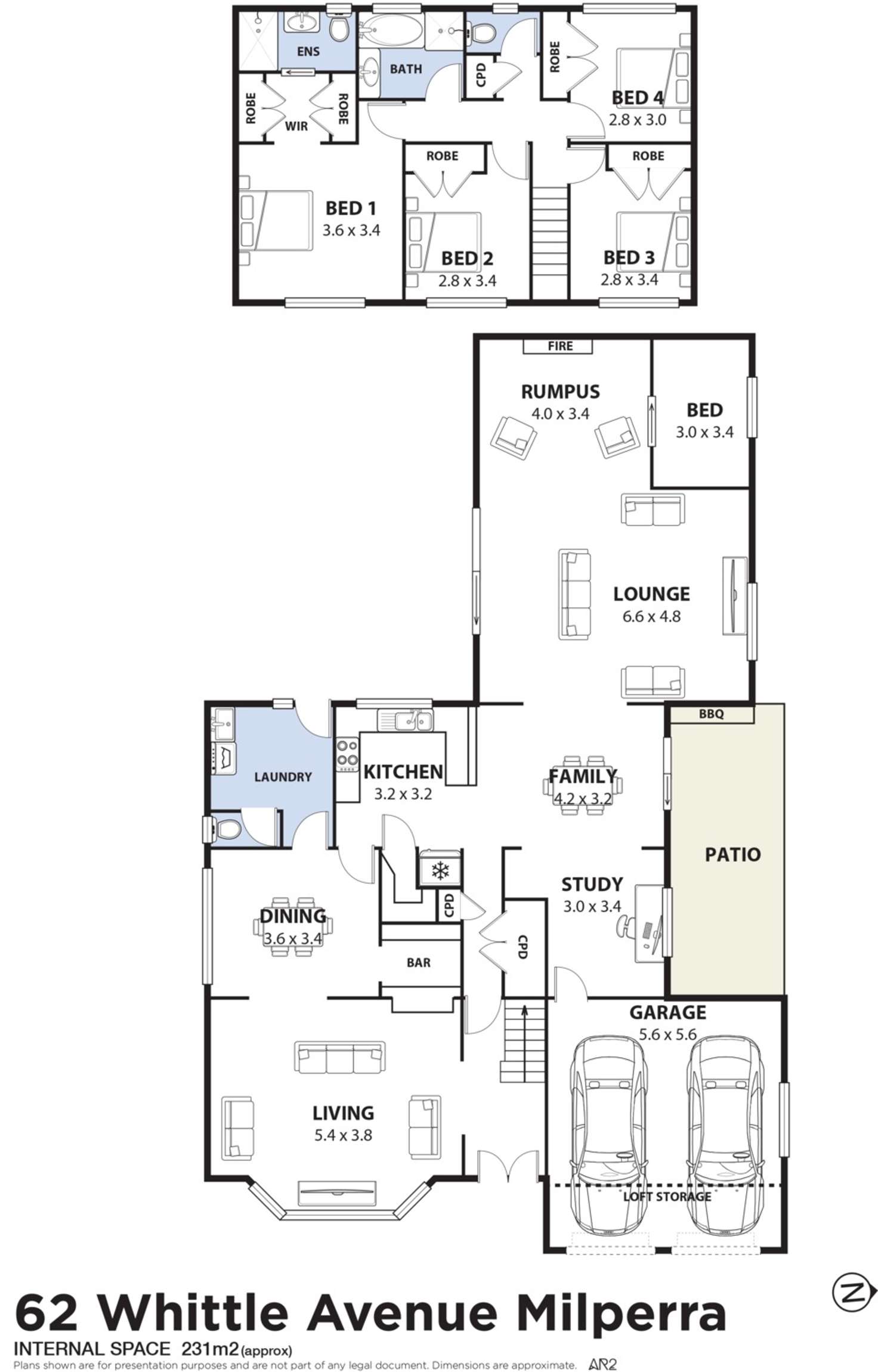 Floorplan of Homely house listing, 62 Whittle Avenue, Milperra NSW 2214