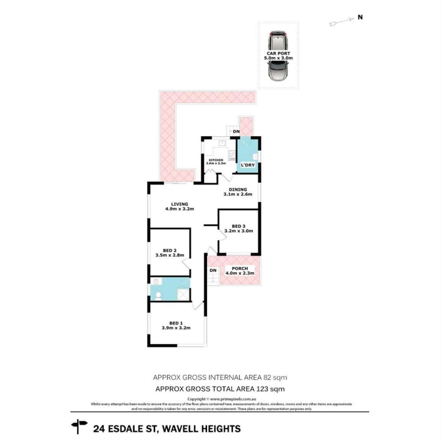 Floorplan of Homely house listing, 24 Esdale Street, Wavell Heights QLD 4012