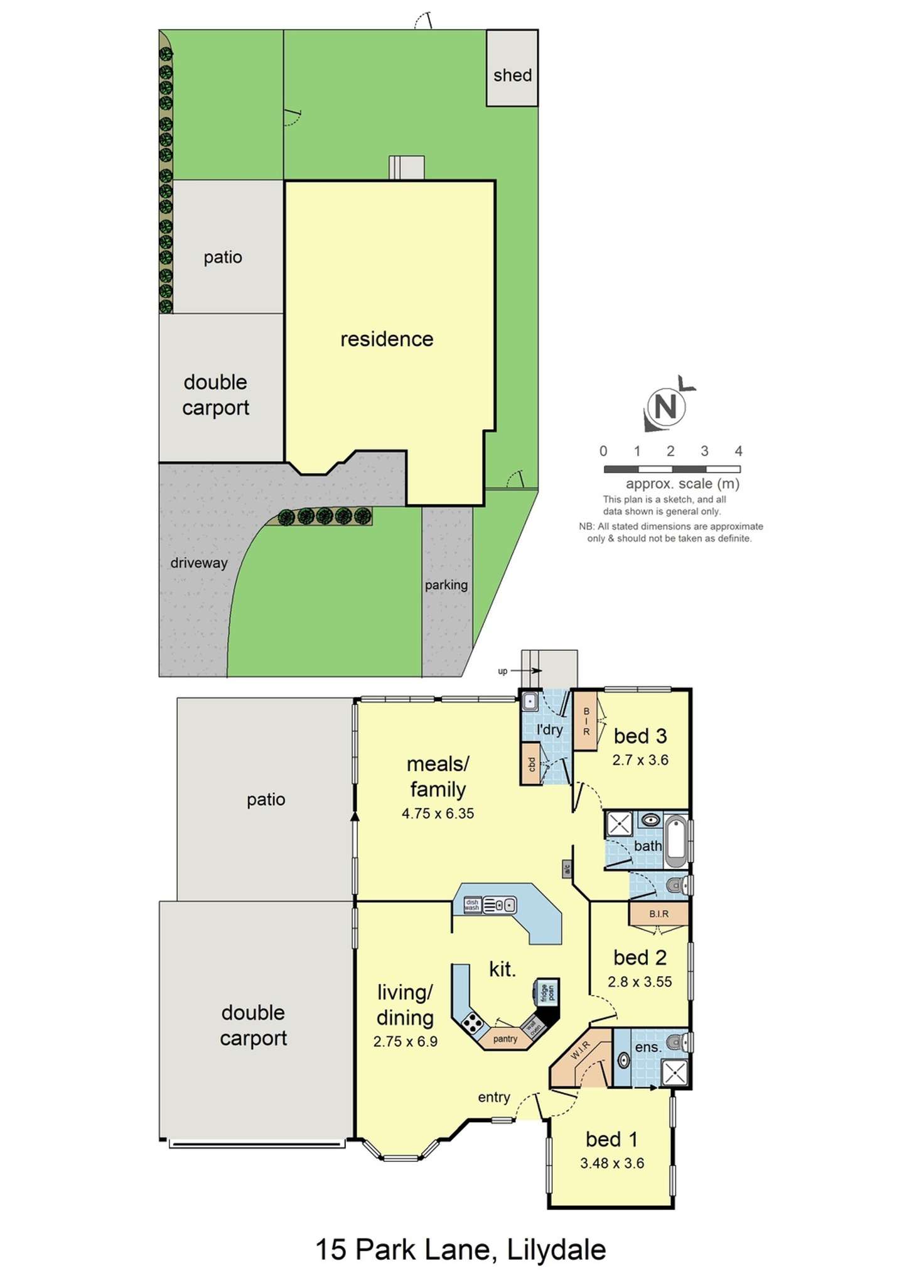 Floorplan of Homely house listing, 15 Park Lane, Lilydale VIC 3140