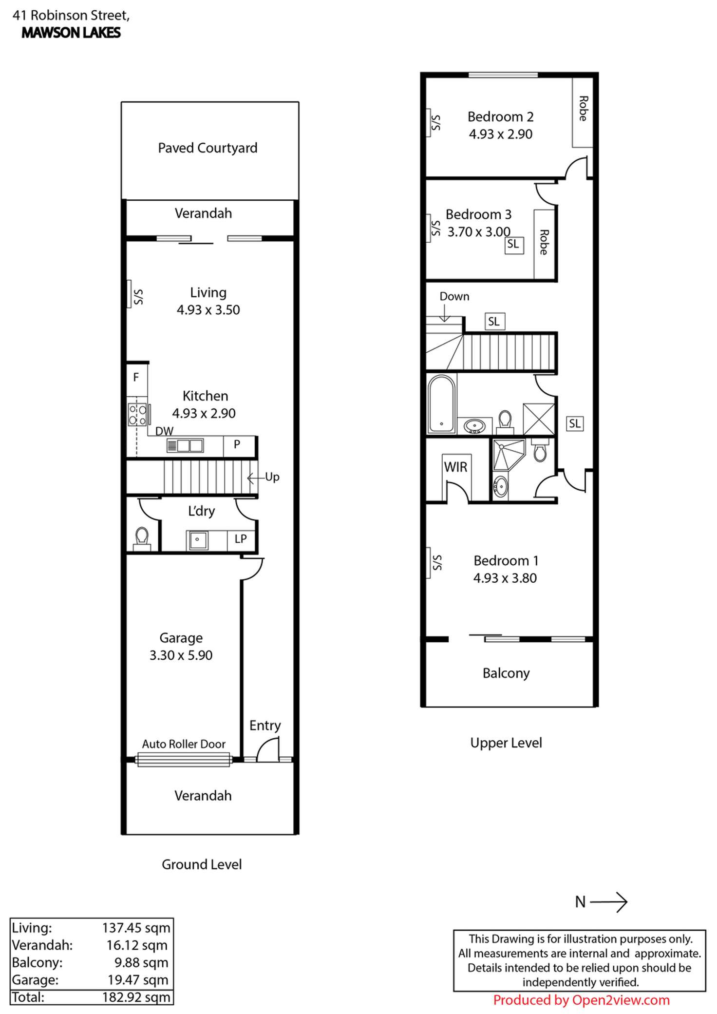 Floorplan of Homely house listing, 41 Robinson Street, Mawson Lakes SA 5095