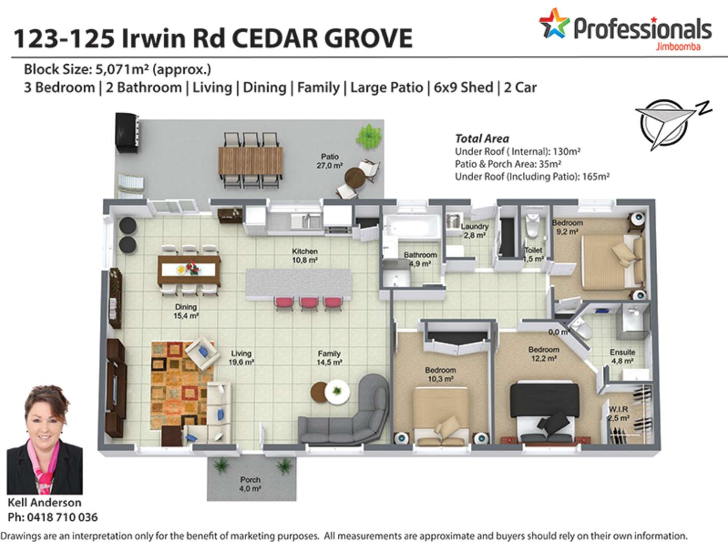 Floorplan of Homely house listing, 123-125 Irwin Road, Cedar Grove QLD 4285