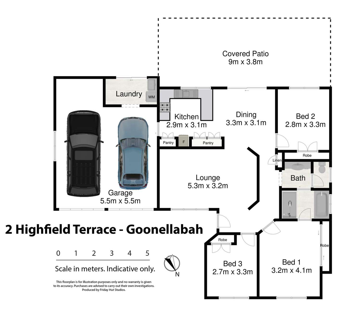 Floorplan of Homely house listing, 2 Highfield Terrace, Goonellabah NSW 2480