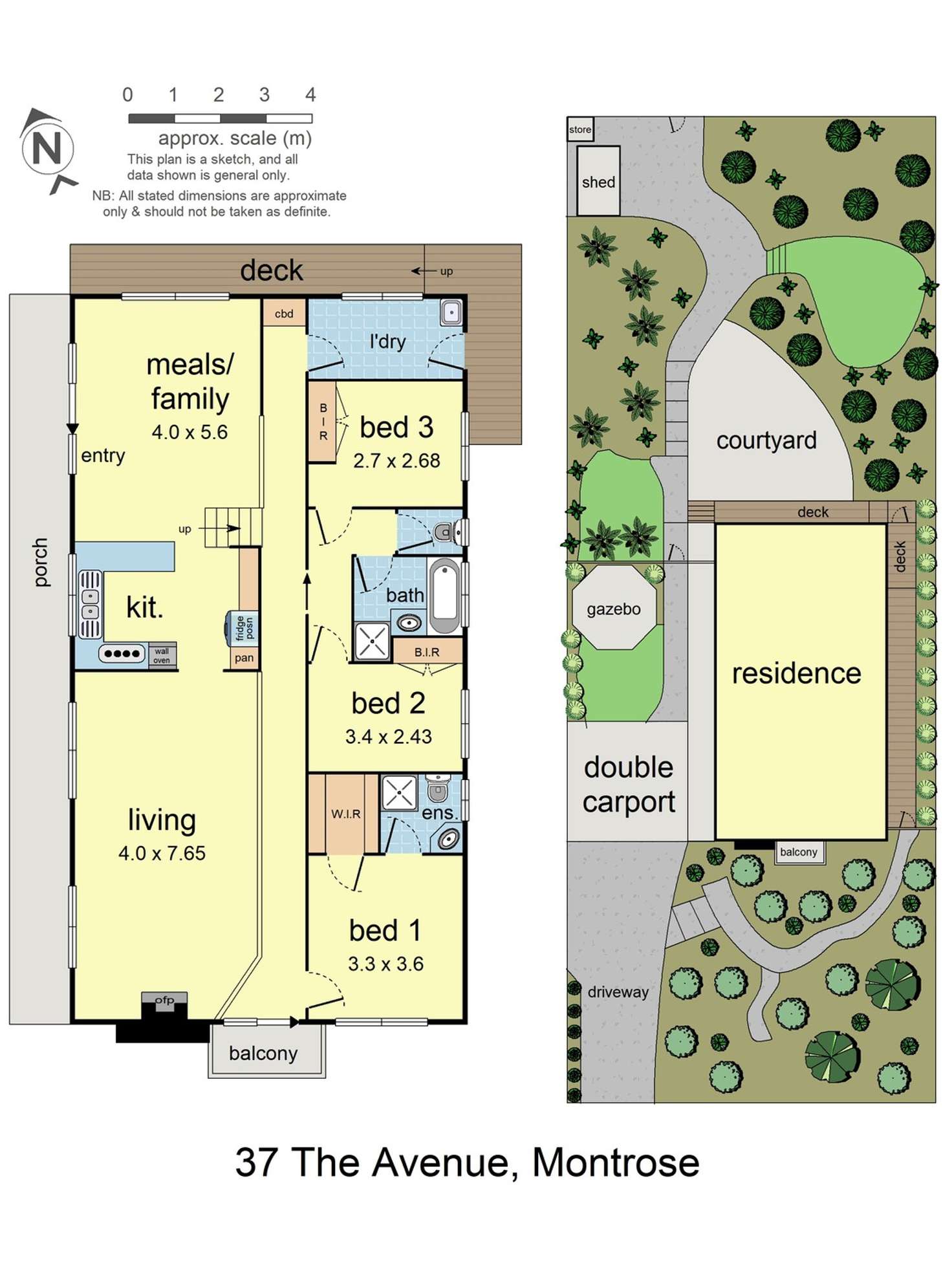 Floorplan of Homely house listing, 37 The Avenue, Montrose VIC 3765