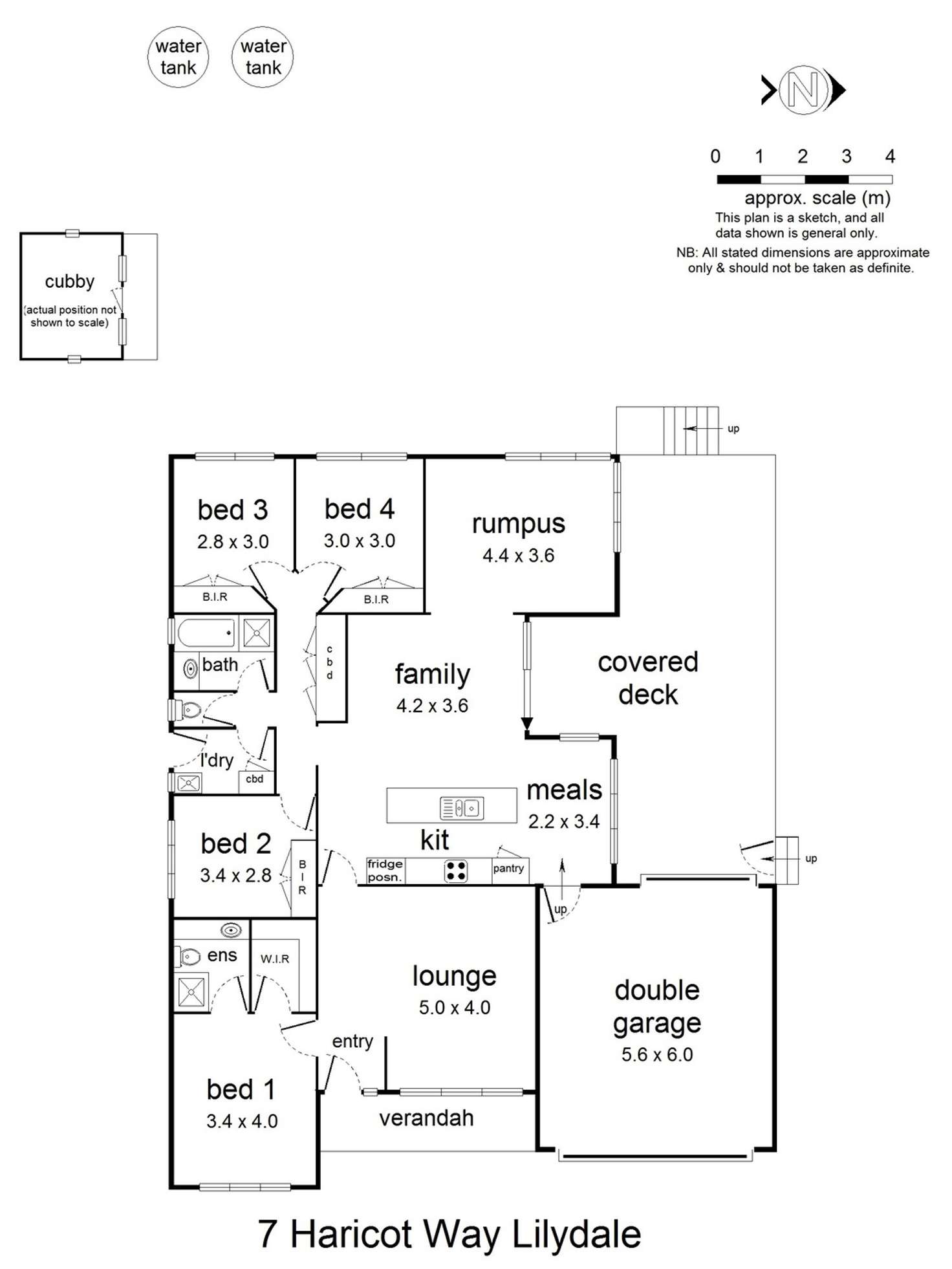 Floorplan of Homely house listing, 7 Haricot Way, Lilydale VIC 3140