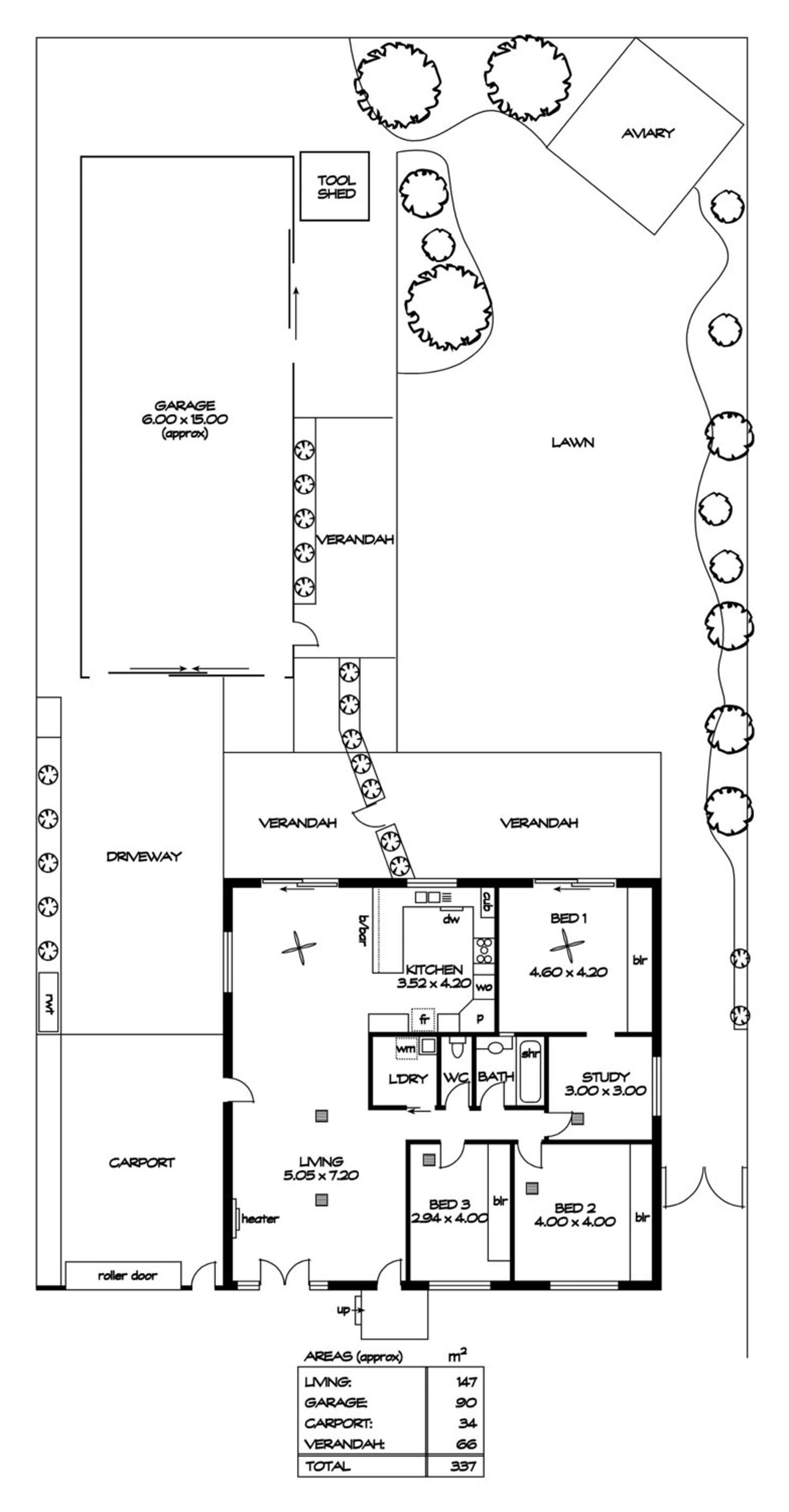 Floorplan of Homely house listing, 19 Melrose Avenue, Clearview SA 5085