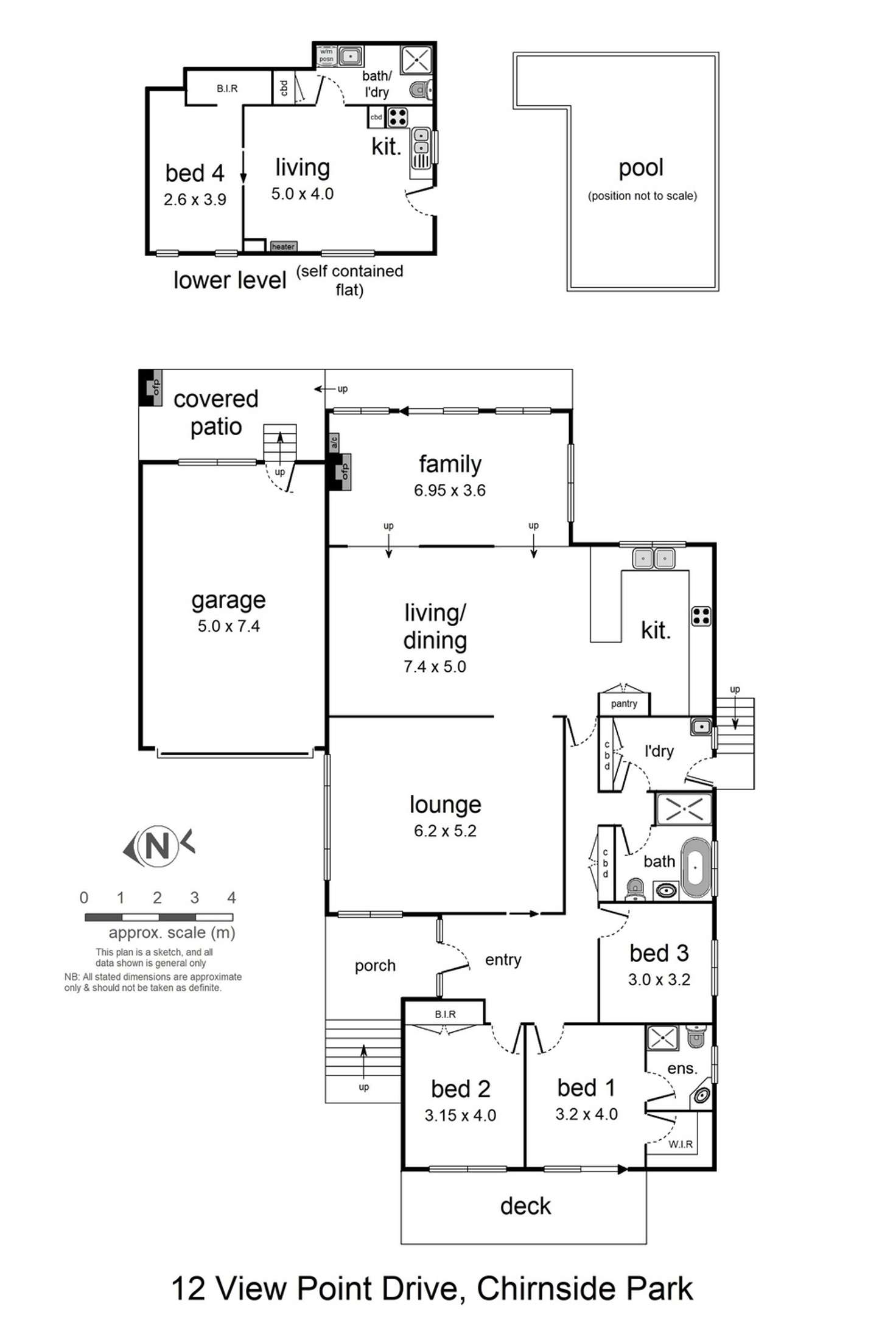 Floorplan of Homely house listing, 12 View Point Drive, Chirnside Park VIC 3116