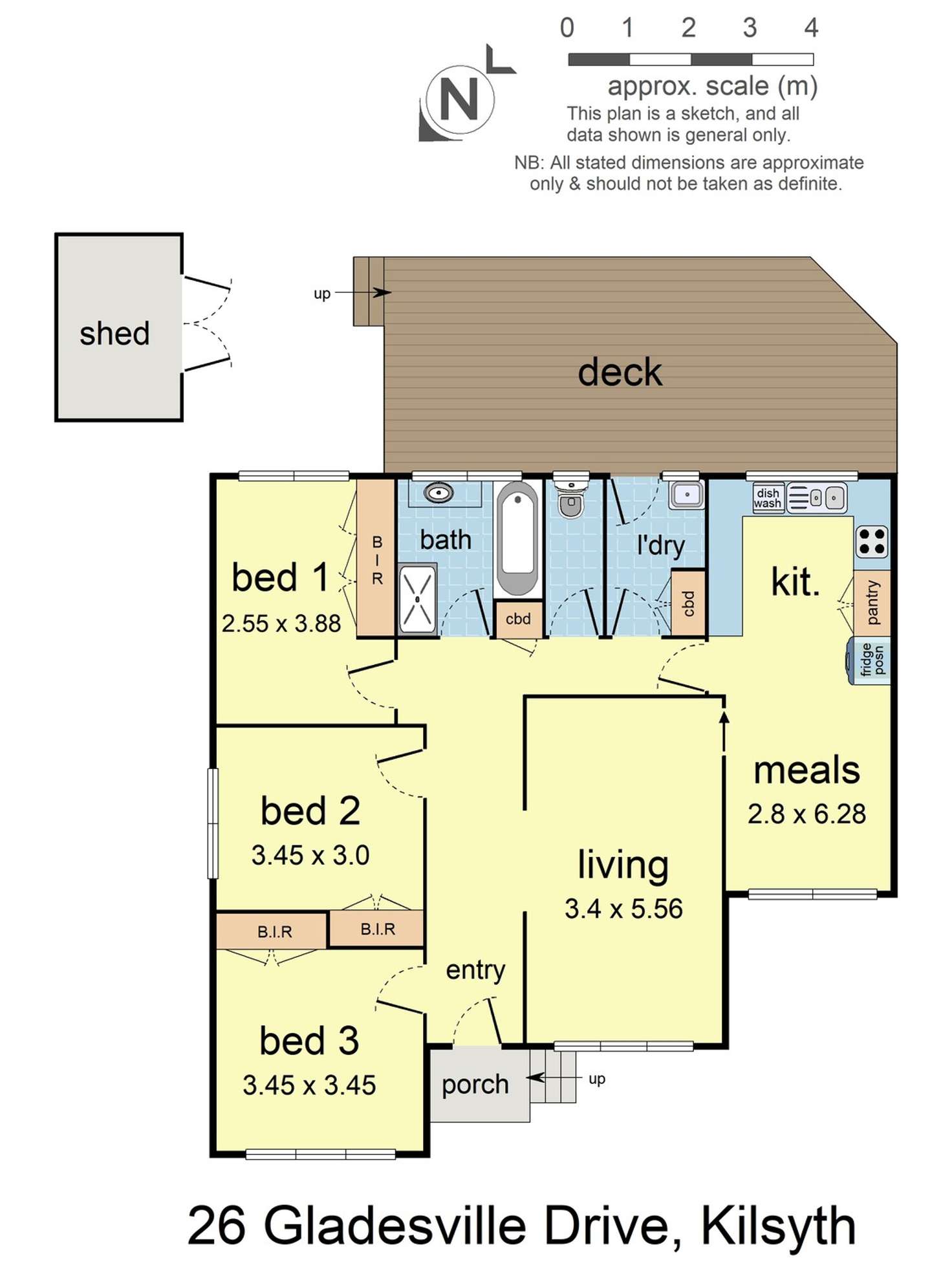 Floorplan of Homely house listing, 26 Gladesville Drive, Kilsyth VIC 3137