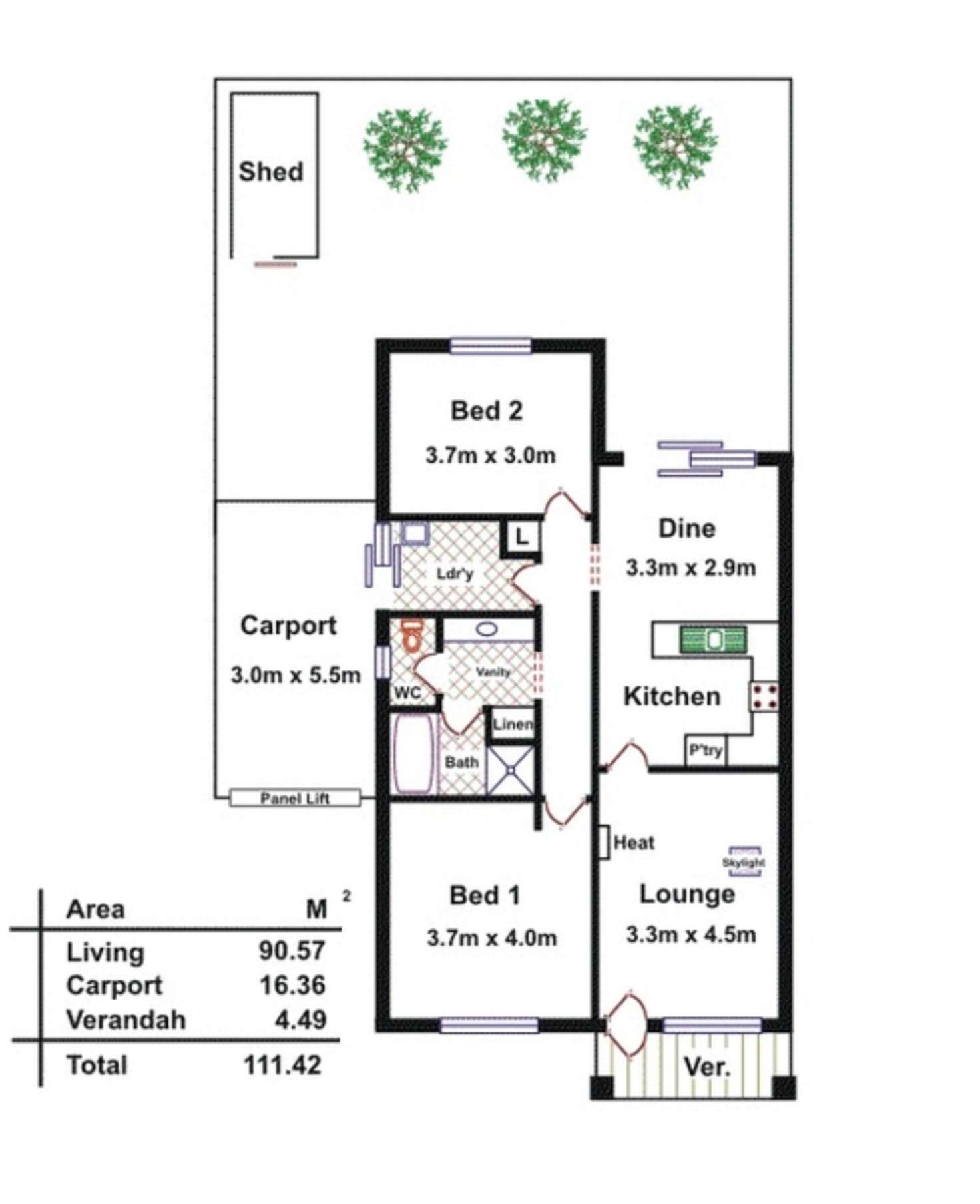Floorplan of Homely house listing, 4/19 Shelley Street, Firle SA 5070