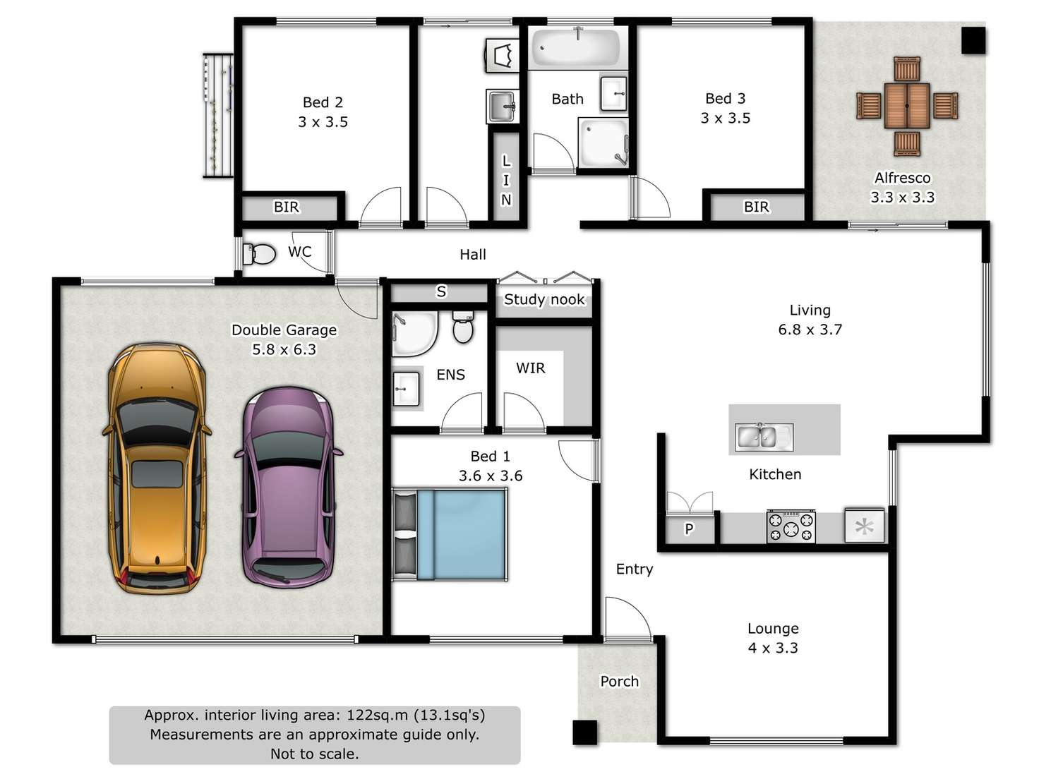Floorplan of Homely house listing, 5 Bandicoot Lane, Bandiana VIC 3691