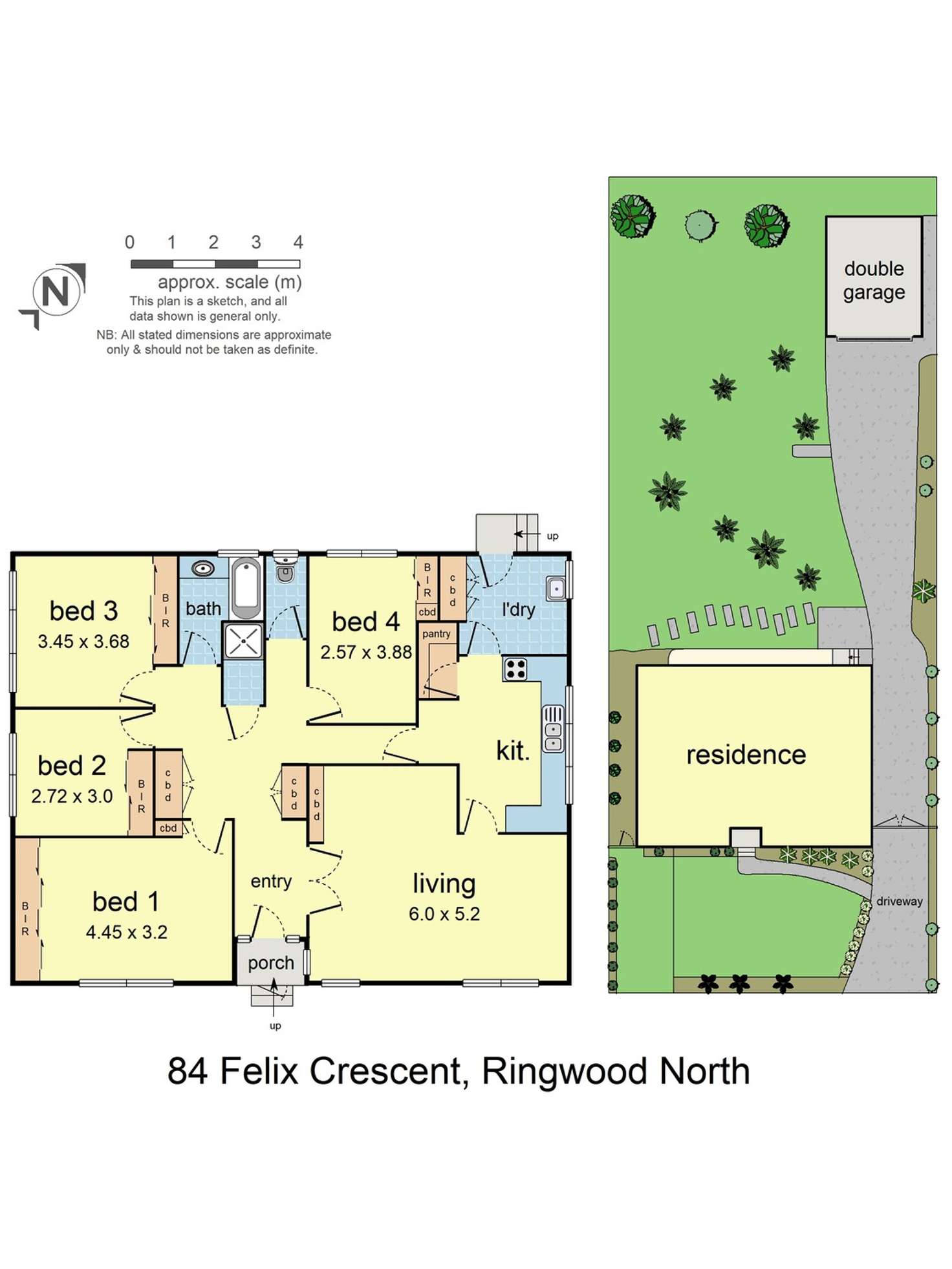 Floorplan of Homely house listing, 84 Felix Crescent, Ringwood North VIC 3134