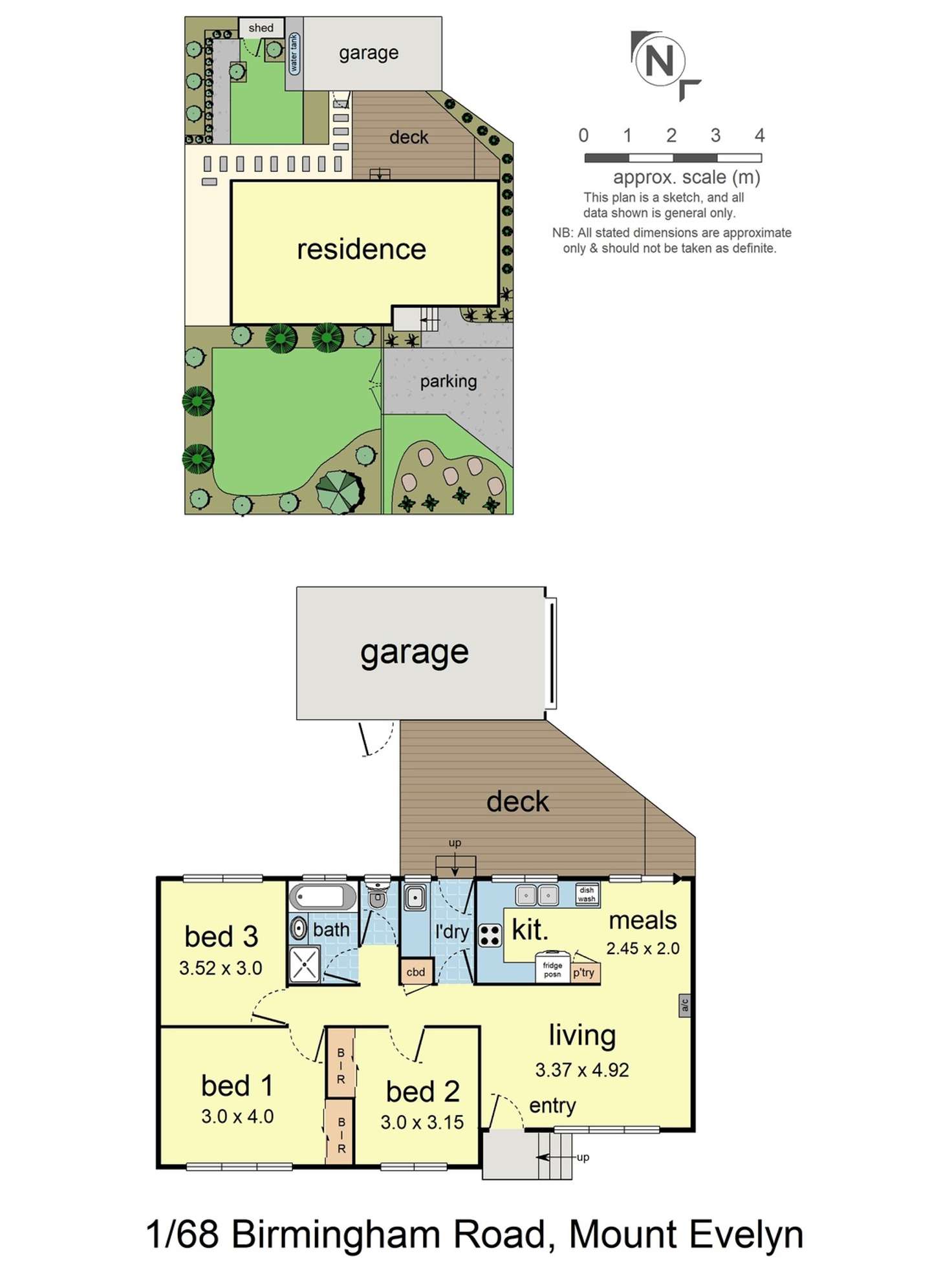 Floorplan of Homely house listing, 1/68 Birmingham Road, Mount Evelyn VIC 3796