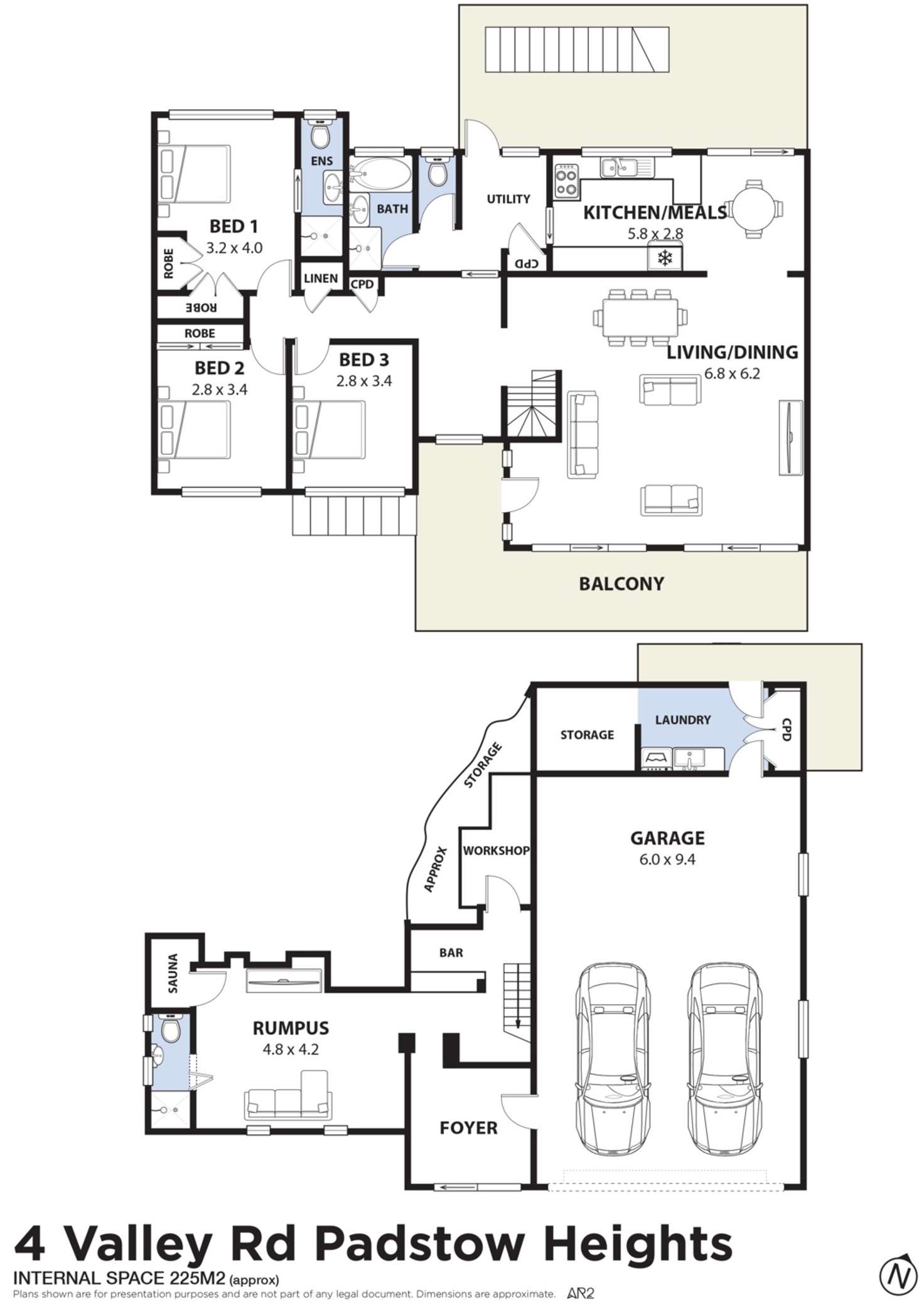 Floorplan of Homely house listing, 4 Valley Road, Padstow Heights NSW 2211