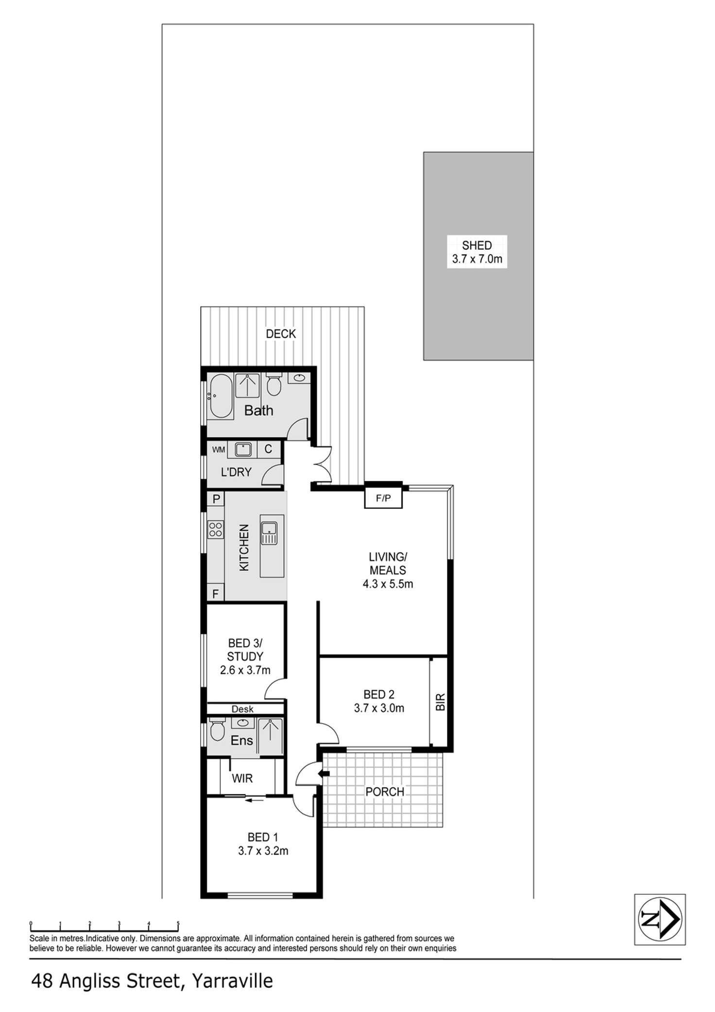 Floorplan of Homely house listing, 48 Angliss Street, Yarraville VIC 3013