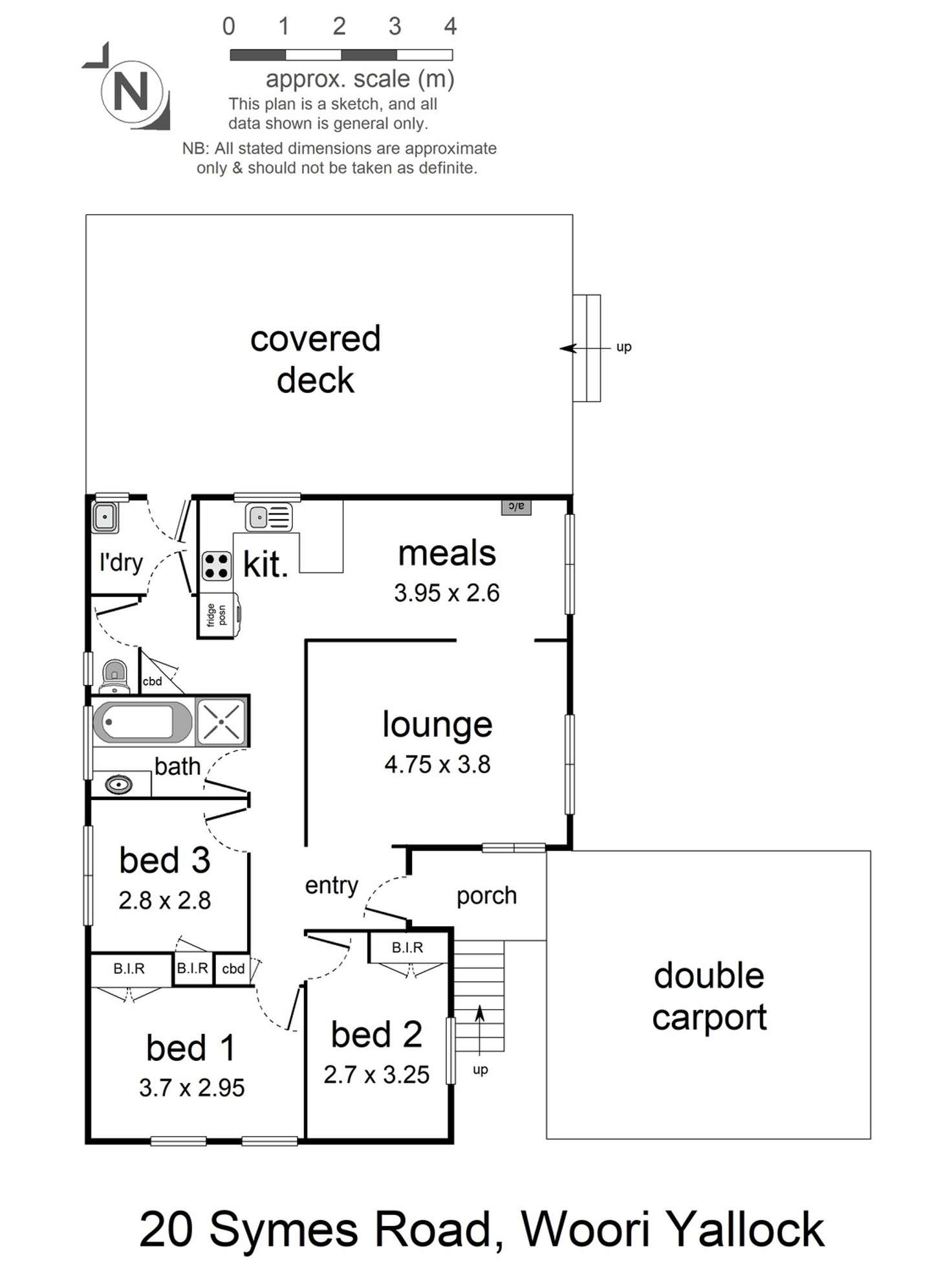Floorplan of Homely house listing, 20 Symes Road, Woori Yallock VIC 3139