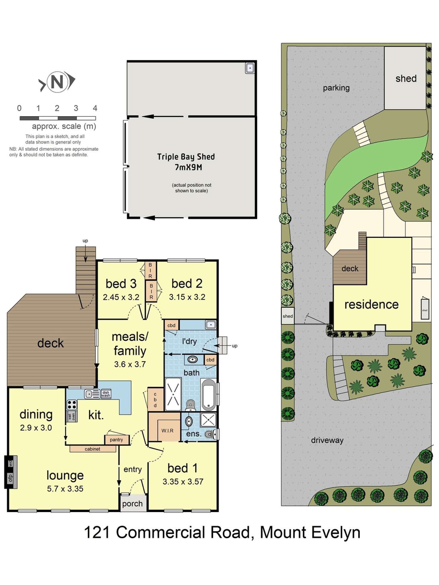 Floorplan of Homely house listing, 121 Commercial Road, Mount Evelyn VIC 3796