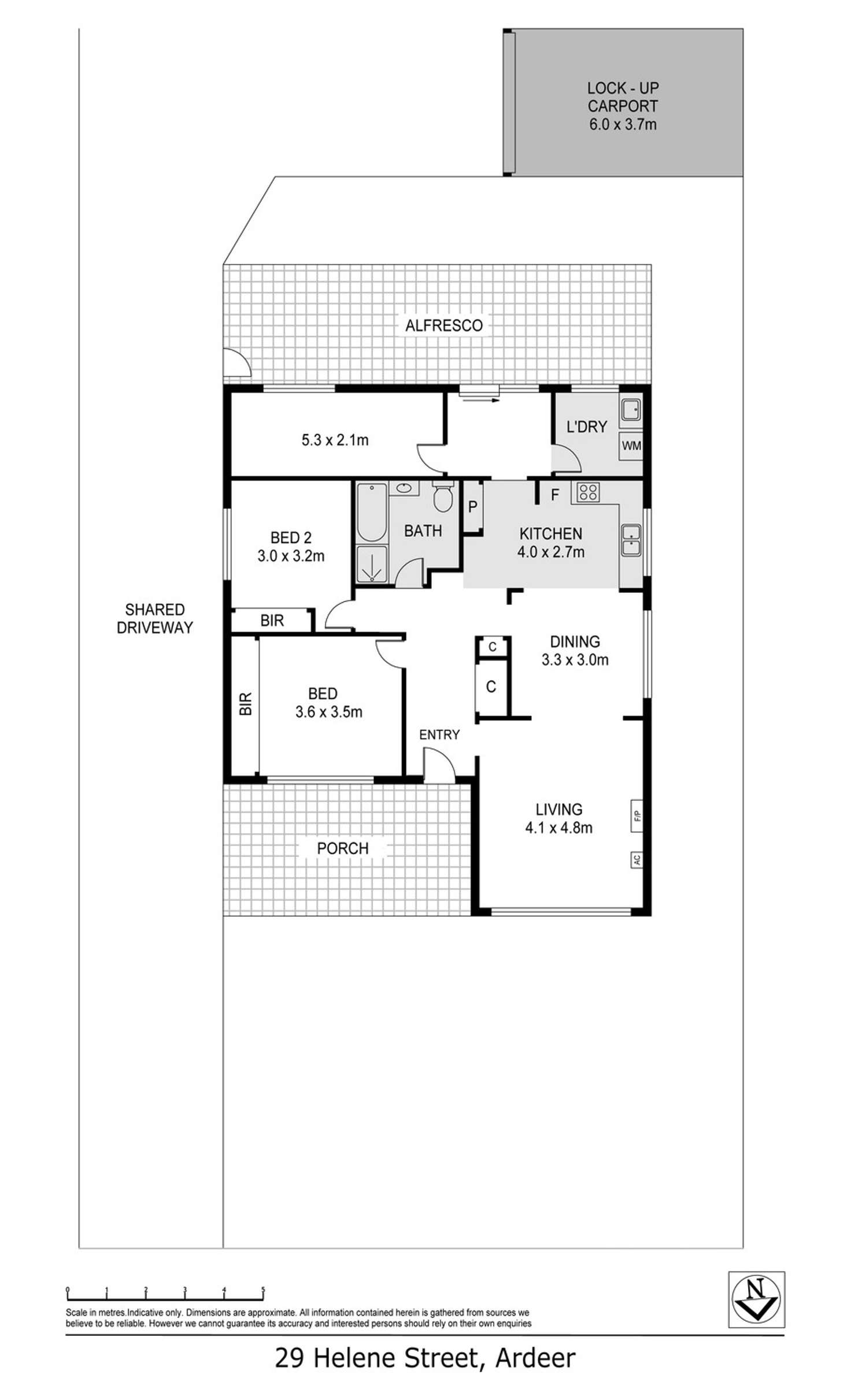 Floorplan of Homely house listing, 1/29 Helene Street, Ardeer VIC 3022