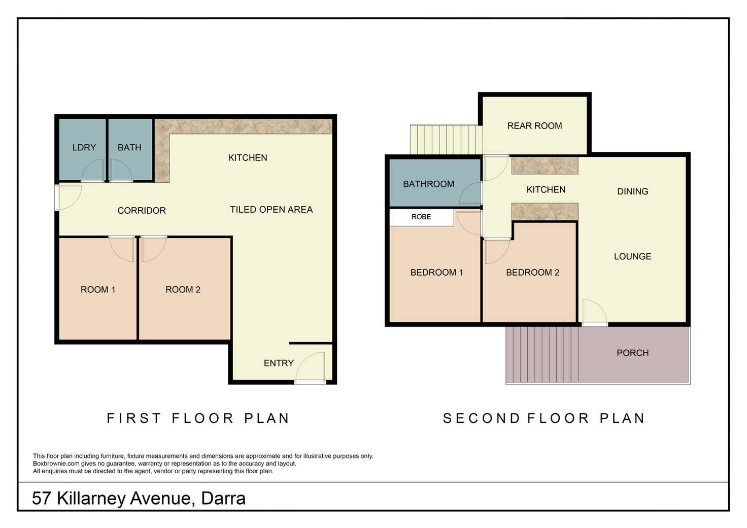 Floorplan of Homely house listing, 57 Killarney Avenue, Darra QLD 4076