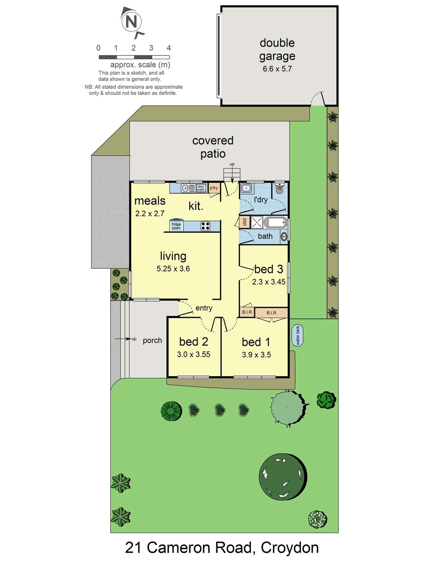 Floorplan of Homely house listing, 21 Cameron Road, Croydon VIC 3136