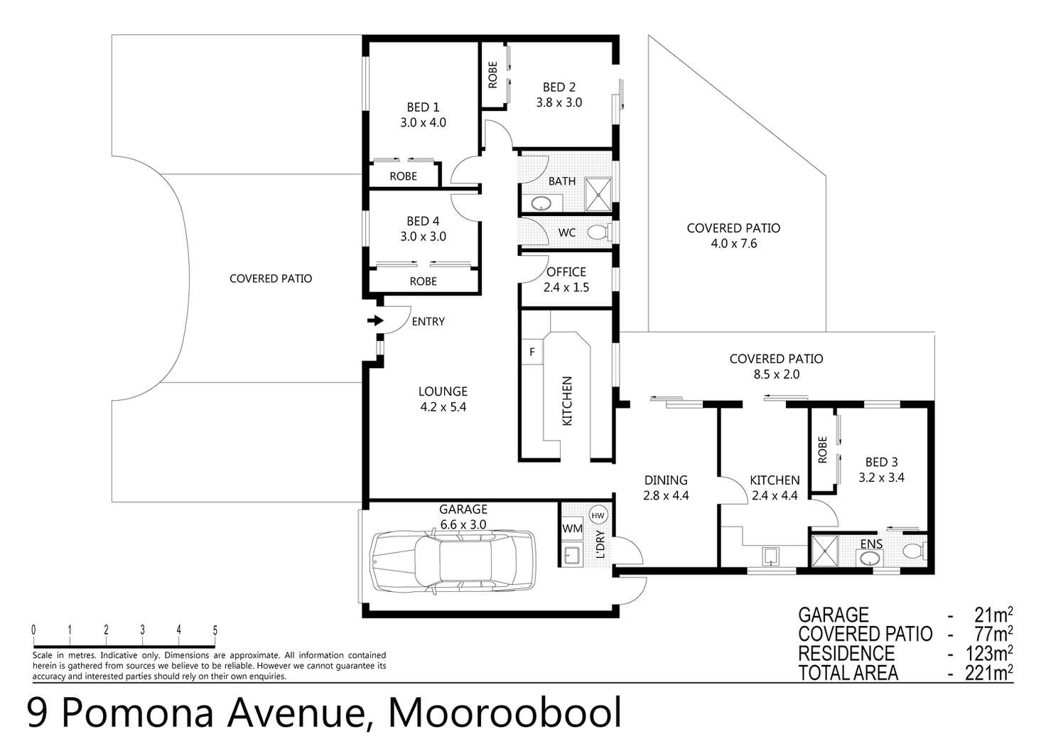 Floorplan of Homely house listing, 9 Pomona Avenue, Mooroobool QLD 4870