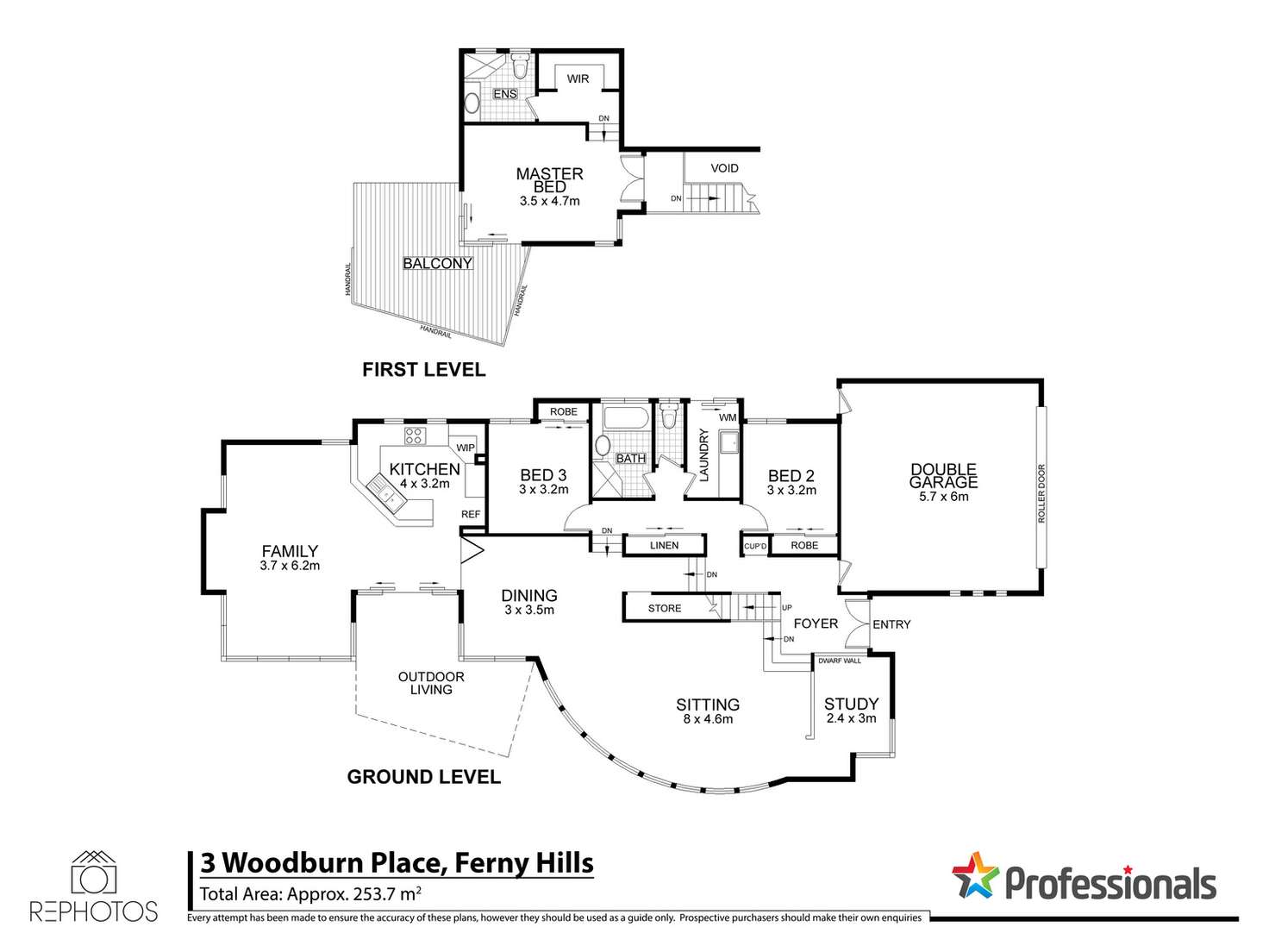 Floorplan of Homely house listing, 3 Woodburn Place, Ferny Hills QLD 4055