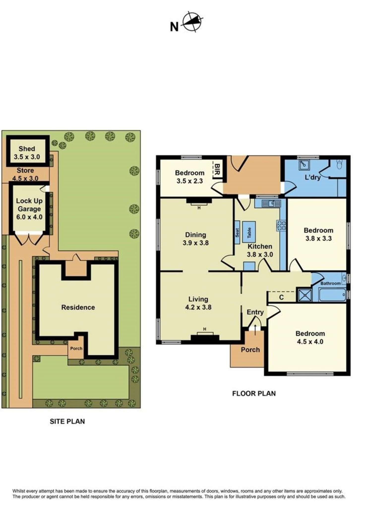 Floorplan of Homely house listing, 59 Vernon Street, South Kingsville VIC 3015