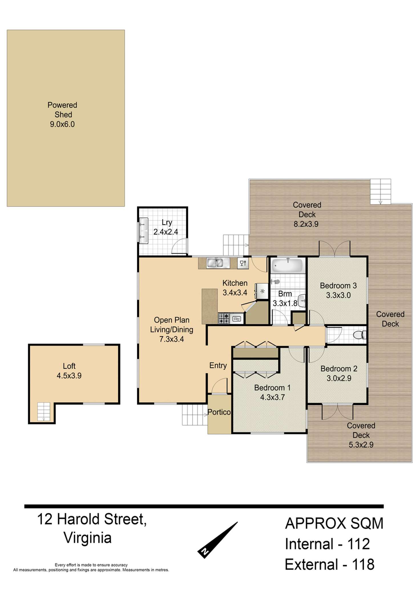 Floorplan of Homely house listing, 12 Harold Street, Virginia QLD 4014