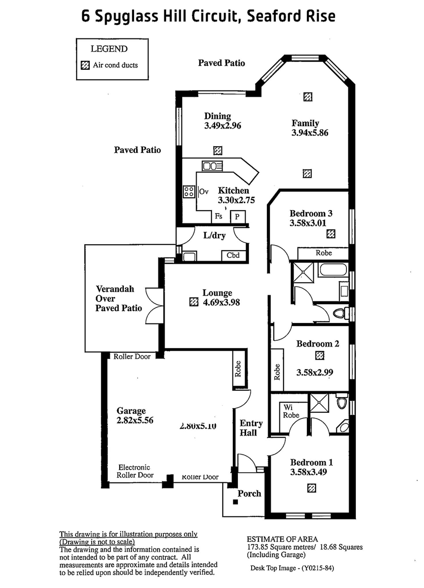Floorplan of Homely house listing, 6 Spyglass Hill Circuit, Seaford Rise SA 5169