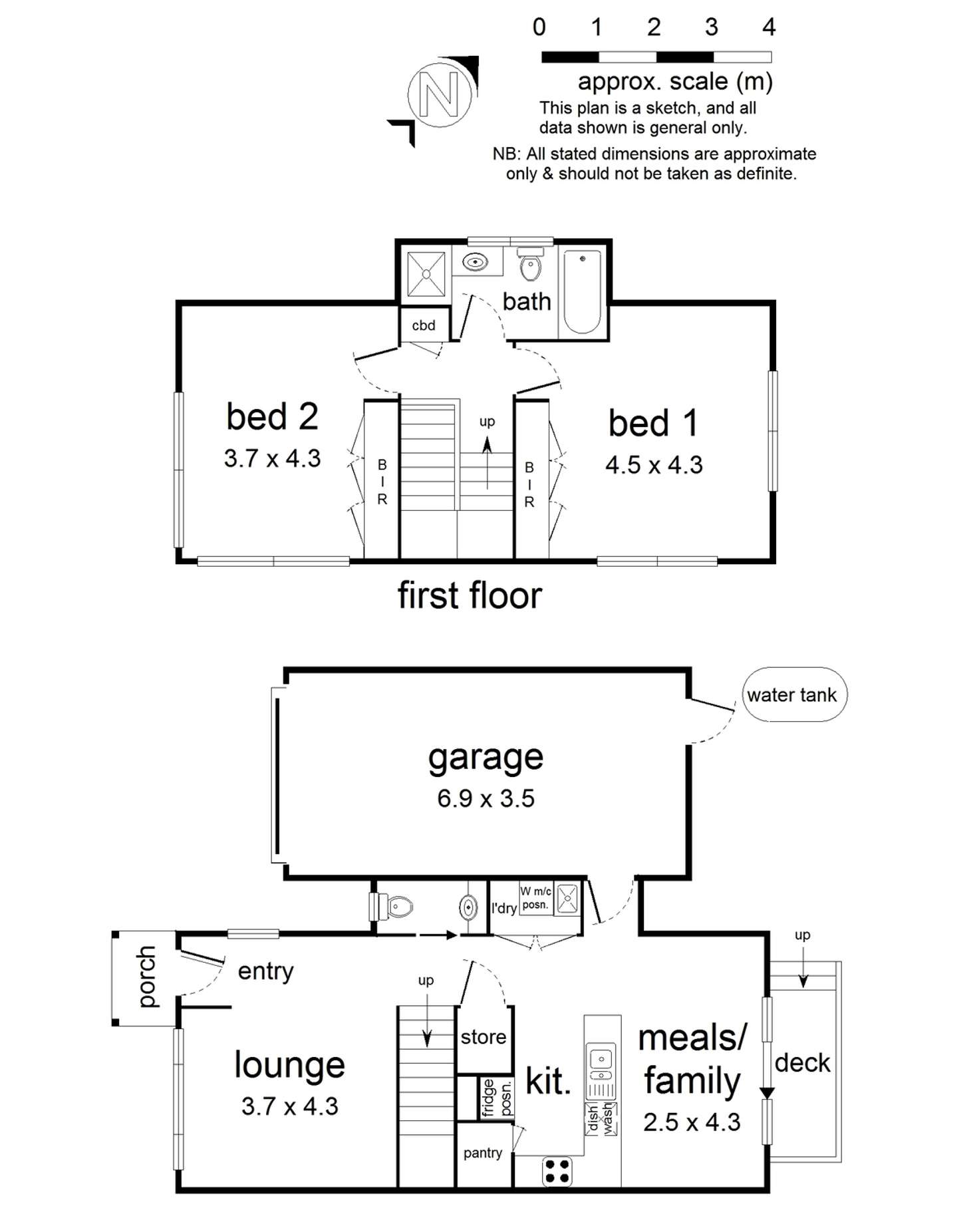 Floorplan of Homely townhouse listing, 4 Kenisha Way, Lilydale VIC 3140