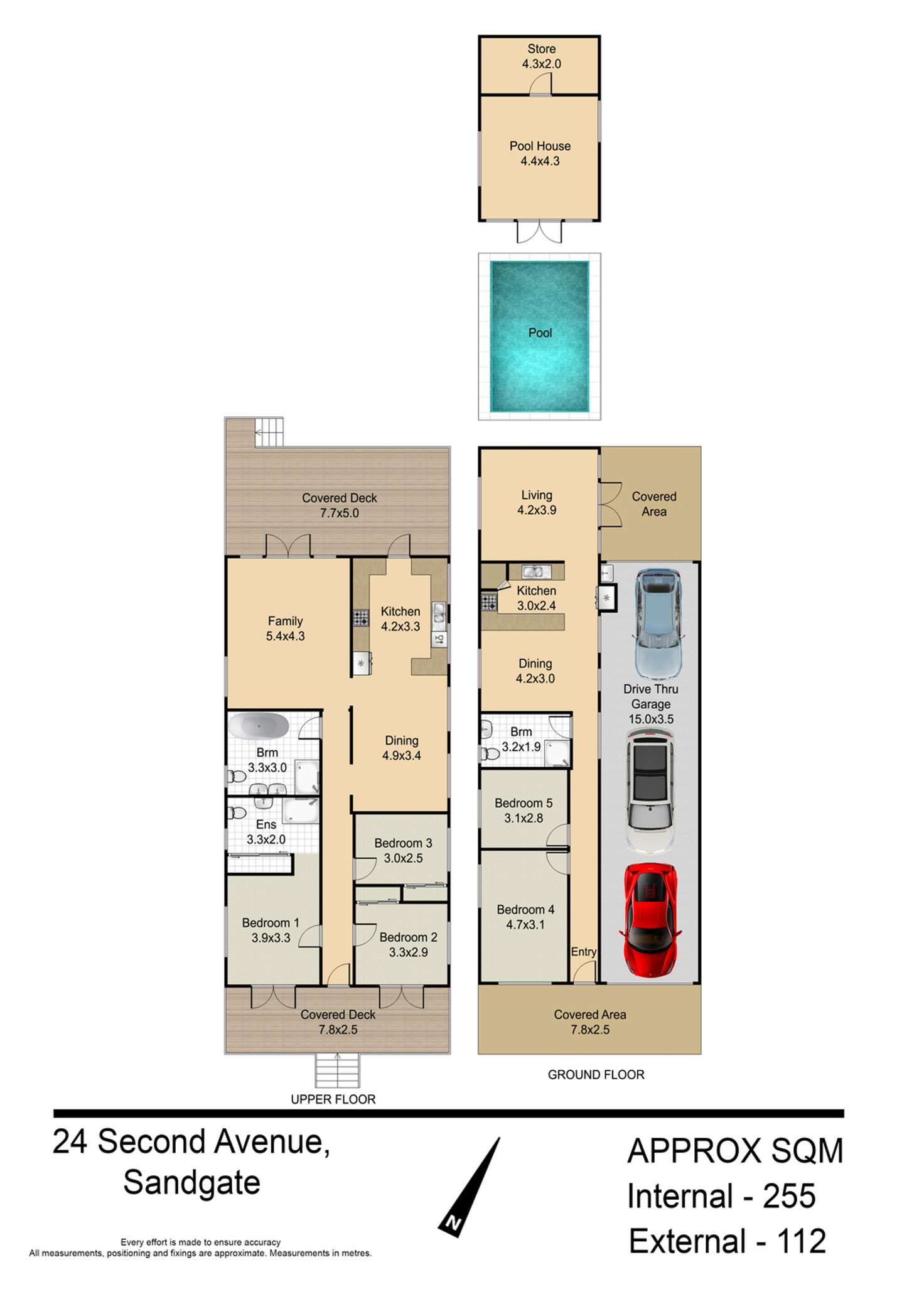 Floorplan of Homely house listing, 24 Second Avenue, Sandgate QLD 4017