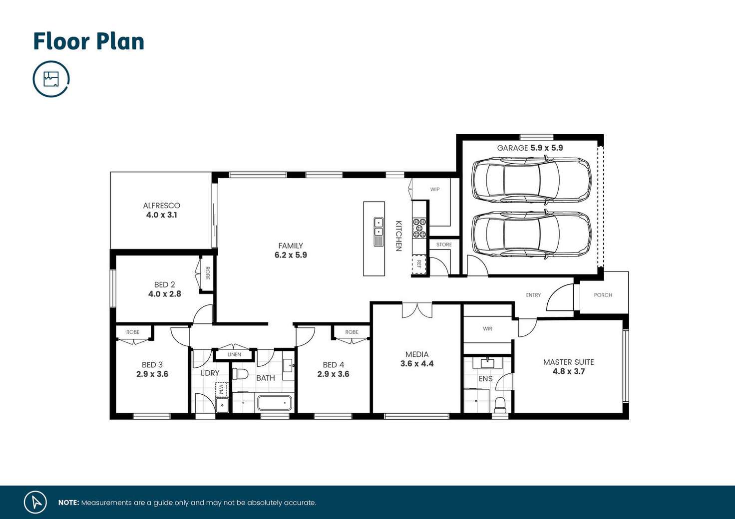 Floorplan of Homely house listing, 28 Crestview Street, Gillieston Heights NSW 2321