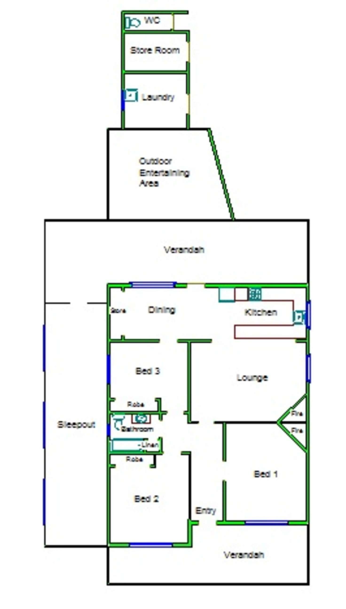 Floorplan of Homely house listing, 57 Mason Street, Shepparton VIC 3630