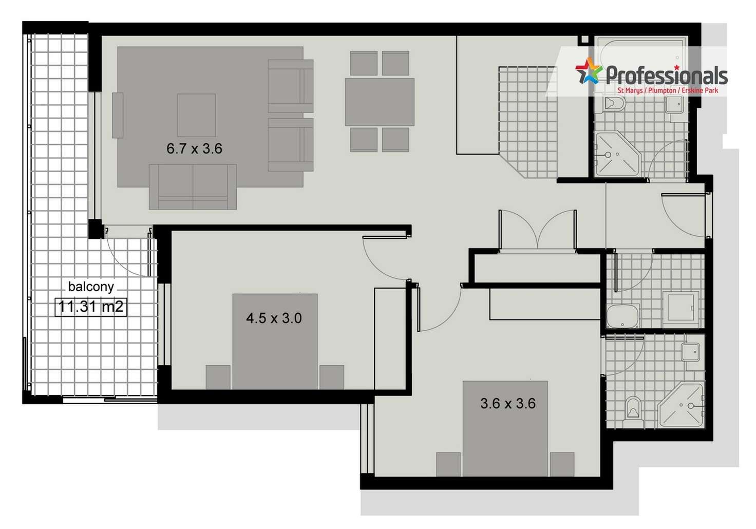 Floorplan of Homely unit listing, 17/25-27 Mamre Road, St Marys NSW 2760