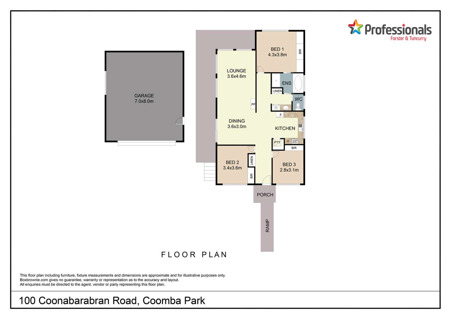 Floorplan of Homely house listing, 100 Coonabarabran Road, Coomba Park NSW 2428