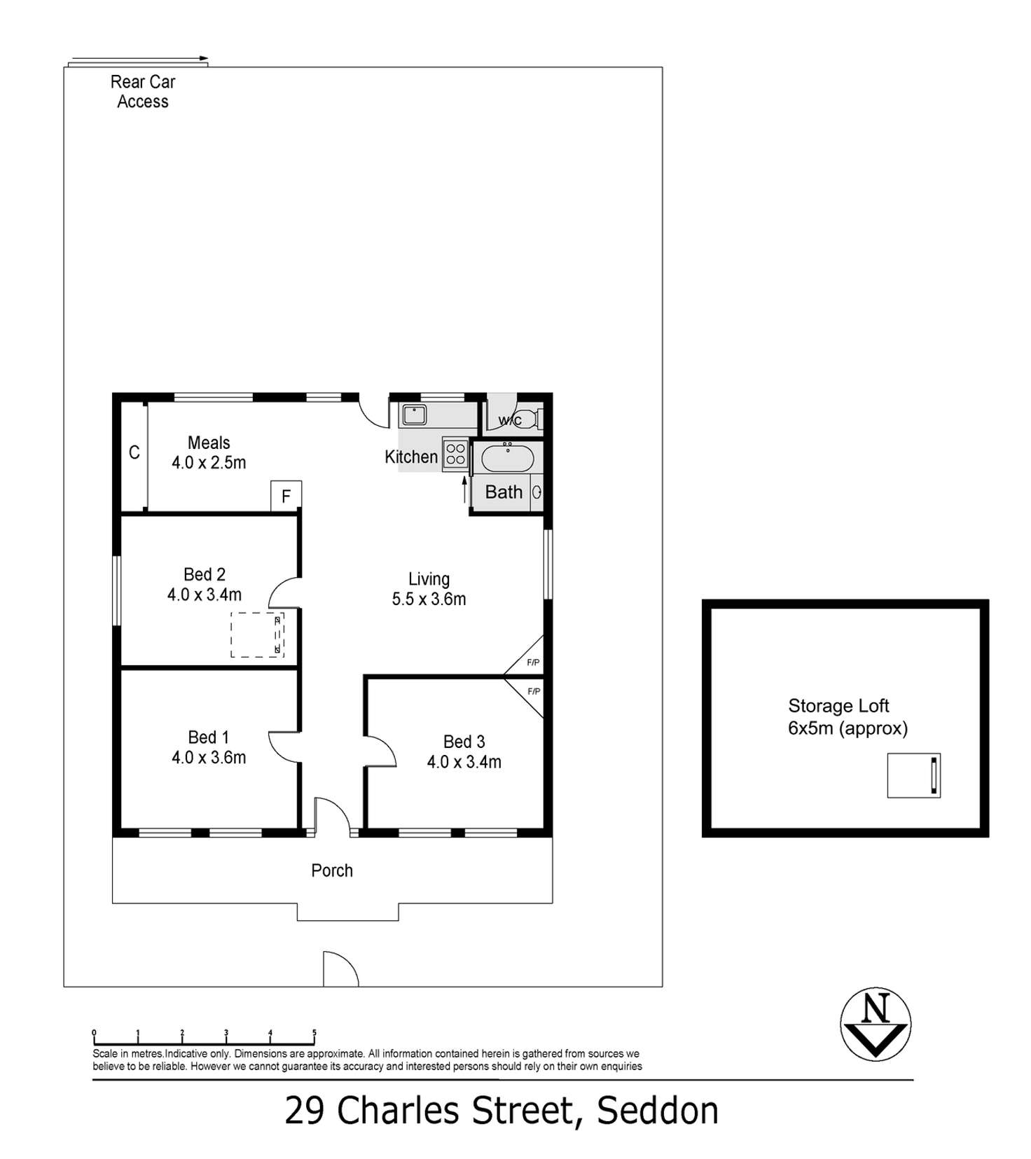Floorplan of Homely house listing, 29 Charles Street, Seddon VIC 3011