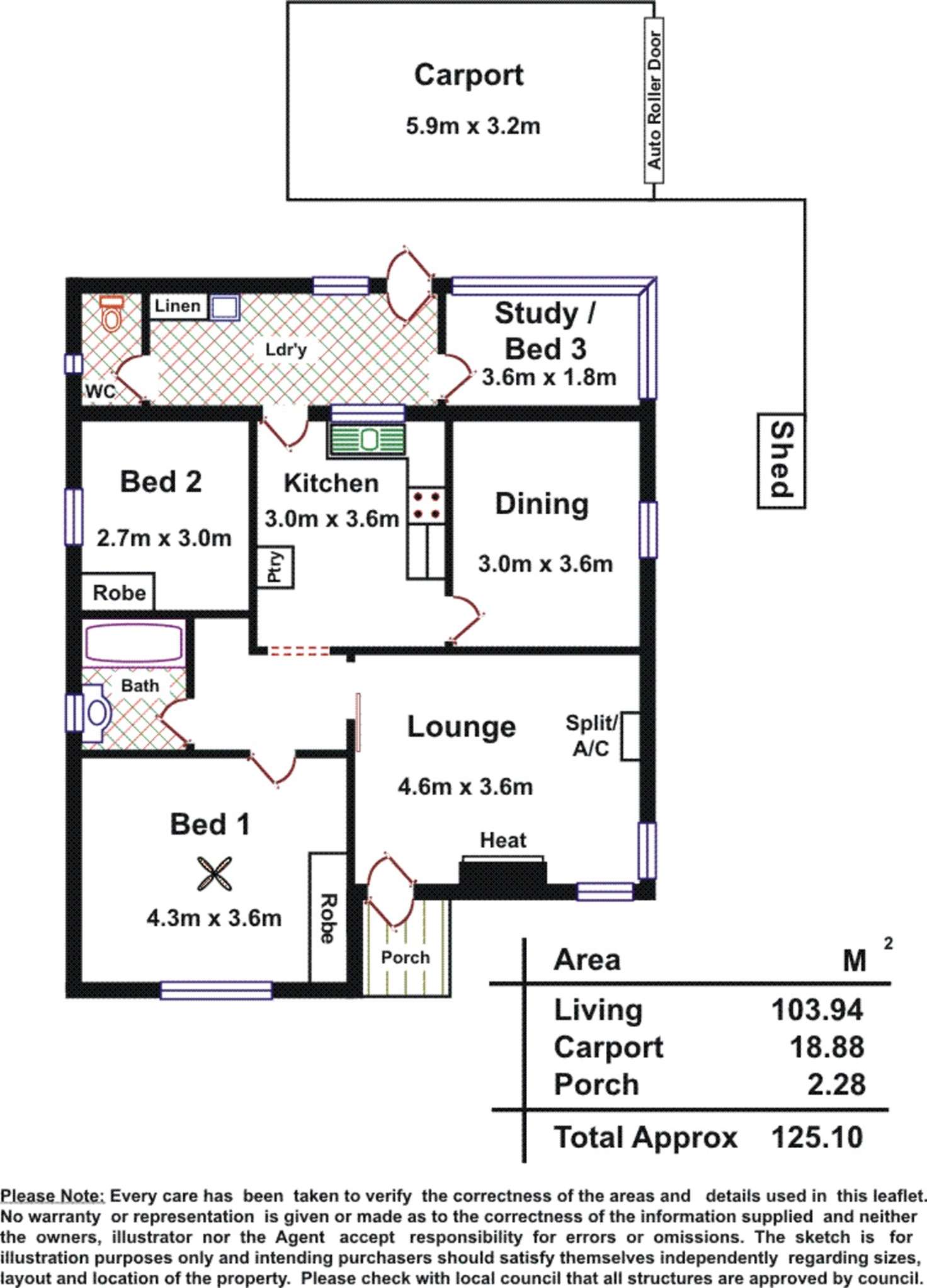 Floorplan of Homely house listing, 15 Dwyer Road, Oaklands Park SA 5046