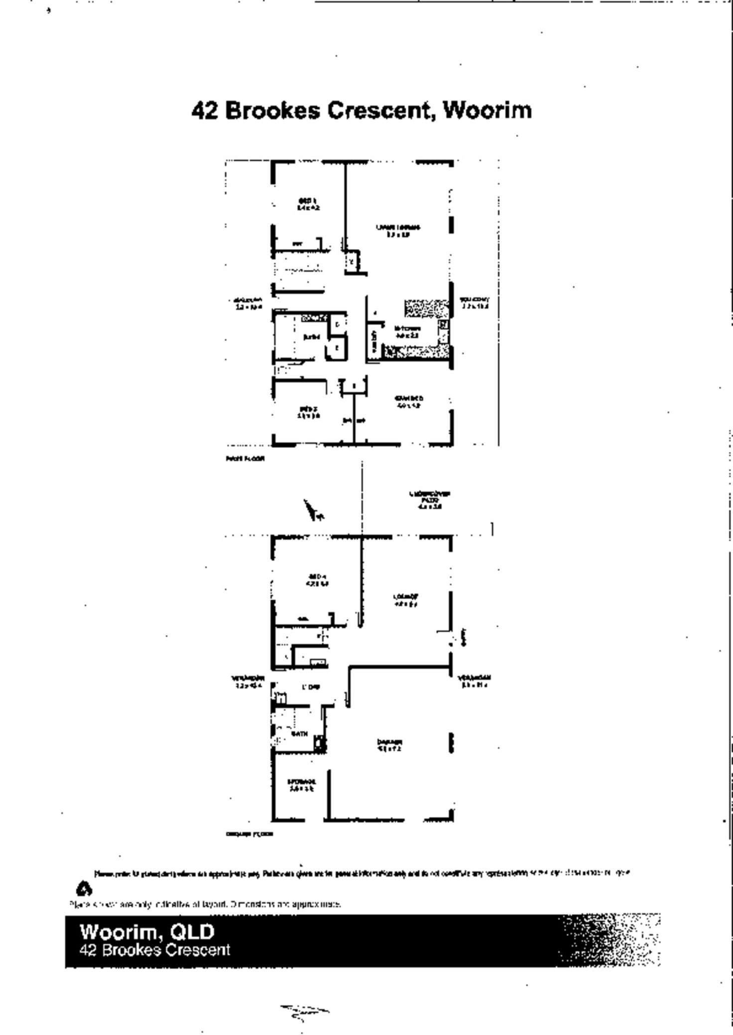 Floorplan of Homely house listing, 42 Brookes Crescent, Woorim QLD 4507