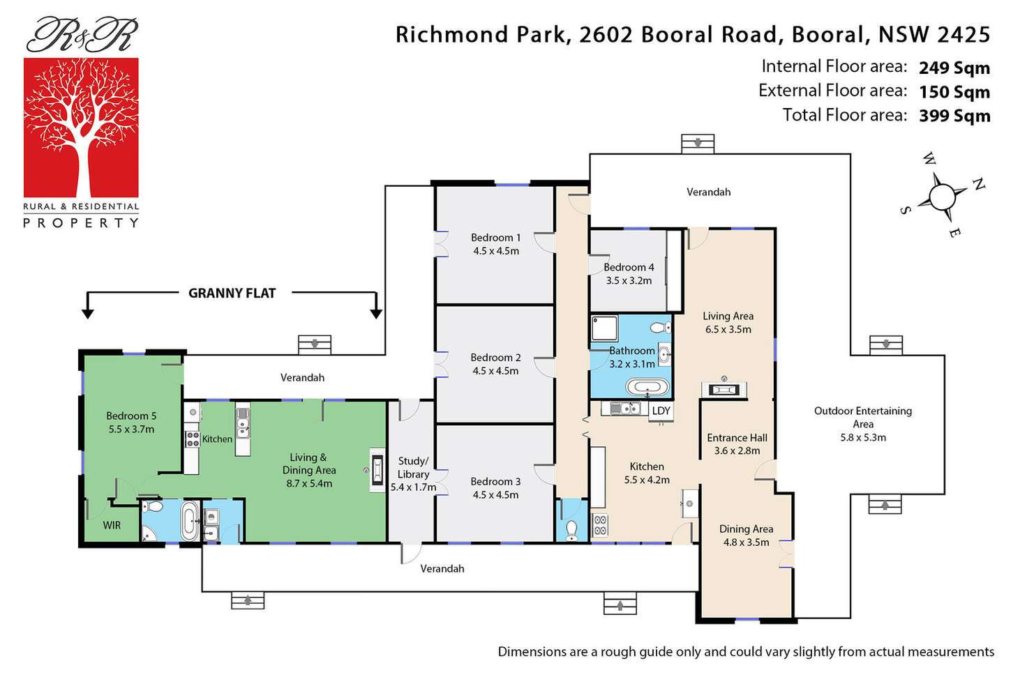 Floorplan of Homely lifestyle listing, Richmond Park/2602 Booral Road, Booral NSW 2425