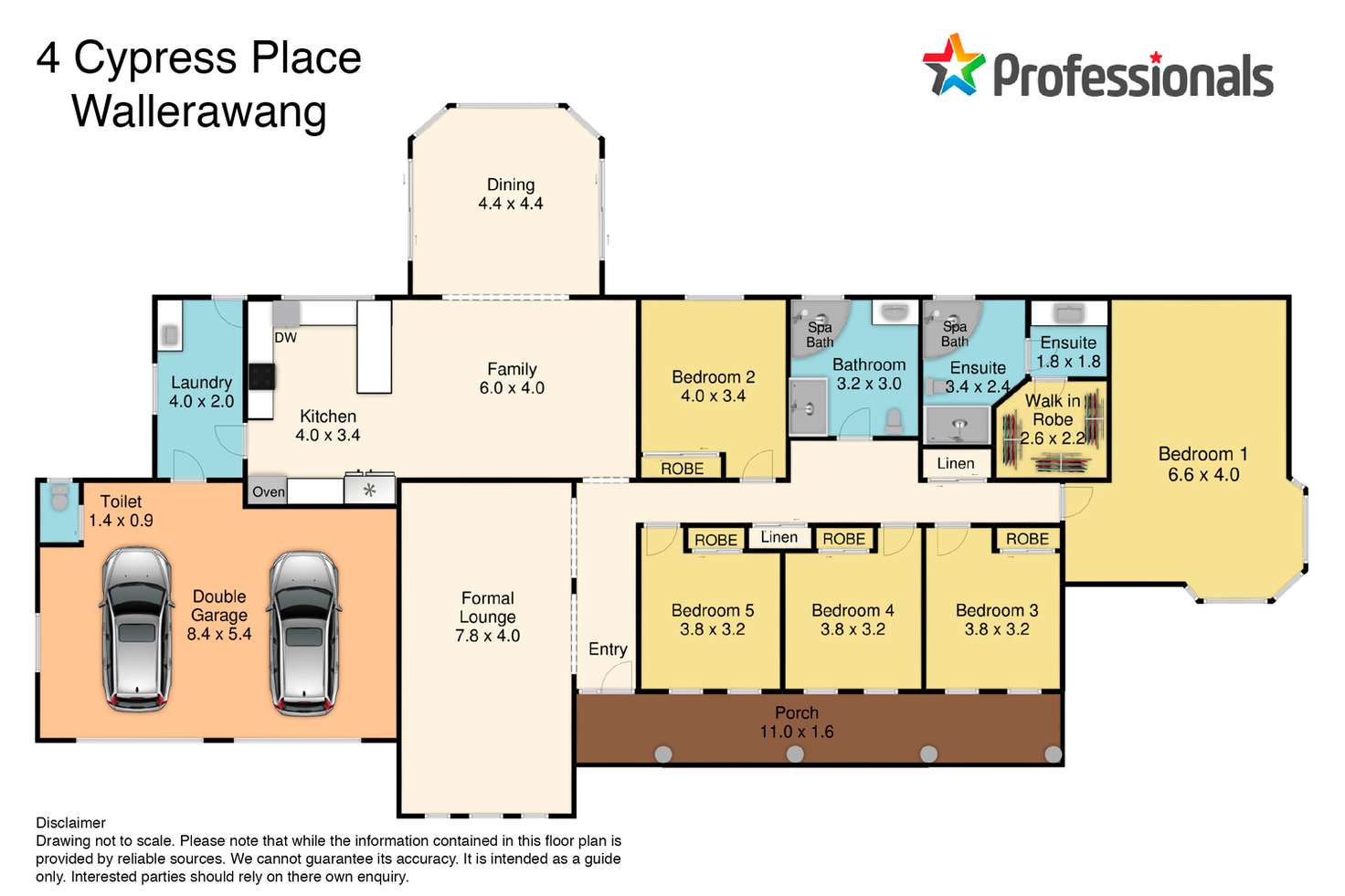 Floorplan of Homely house listing, 4 Cypress Place, Wallerawang NSW 2845